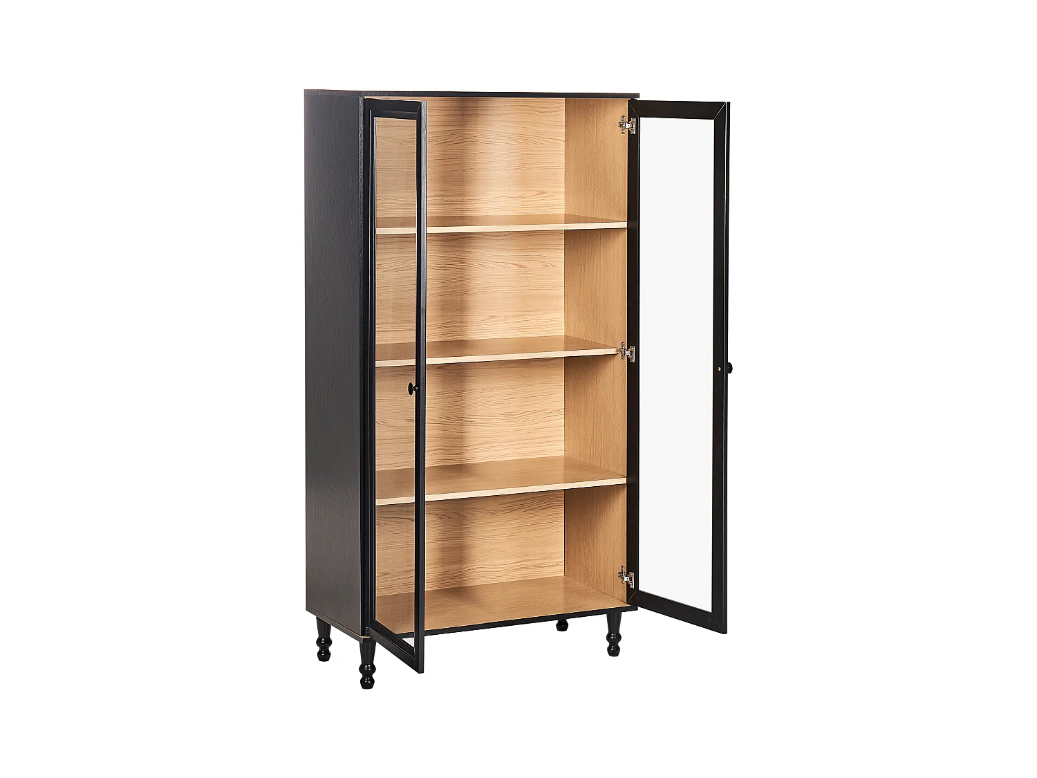 Vitrine TINGLEDALE 80 cm Schwarz