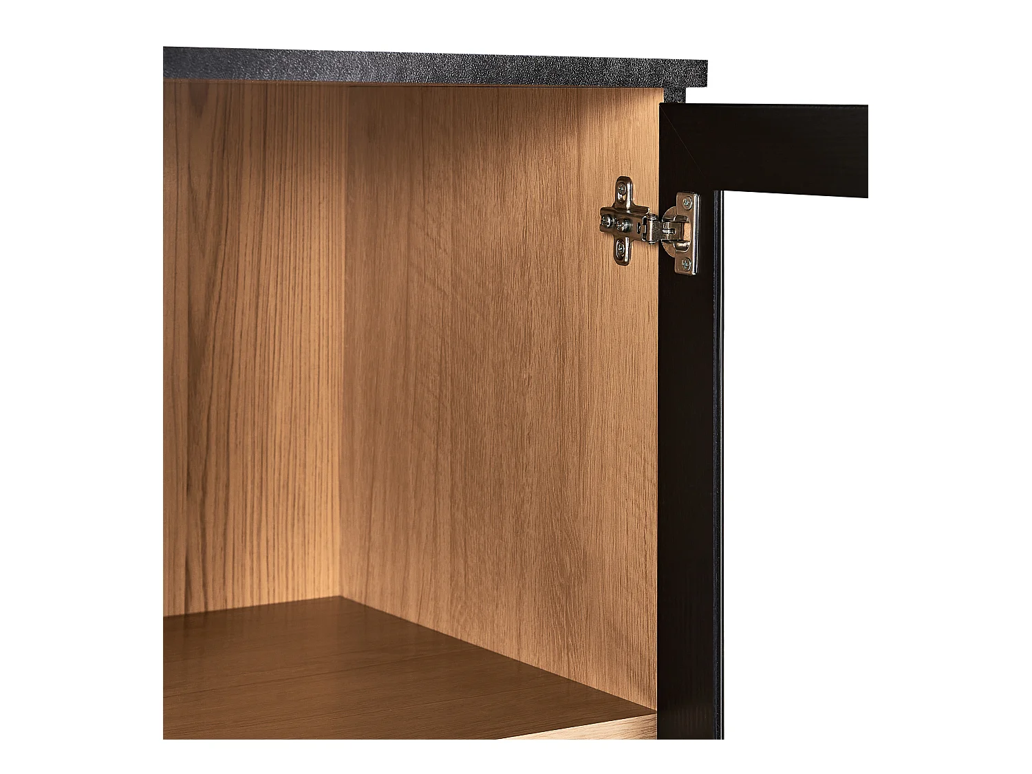 Vitrine TINGLEDALE 80 cm Schwarz