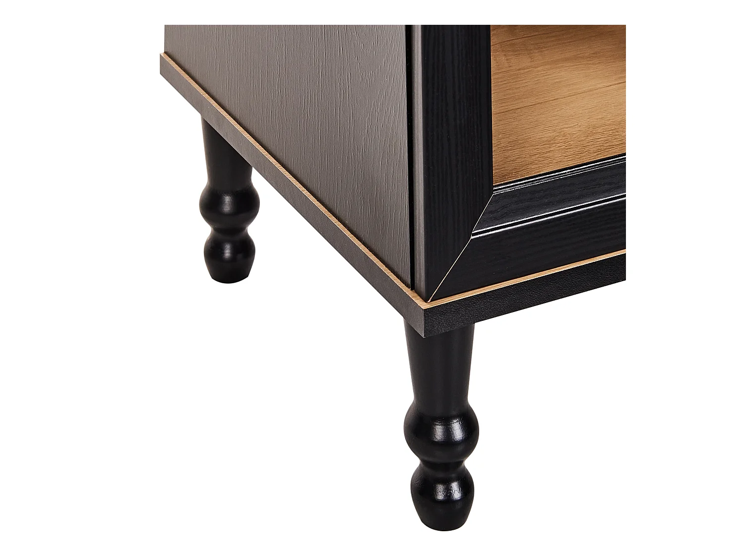 Vitrine TINGLEDALE 80 cm Schwarz