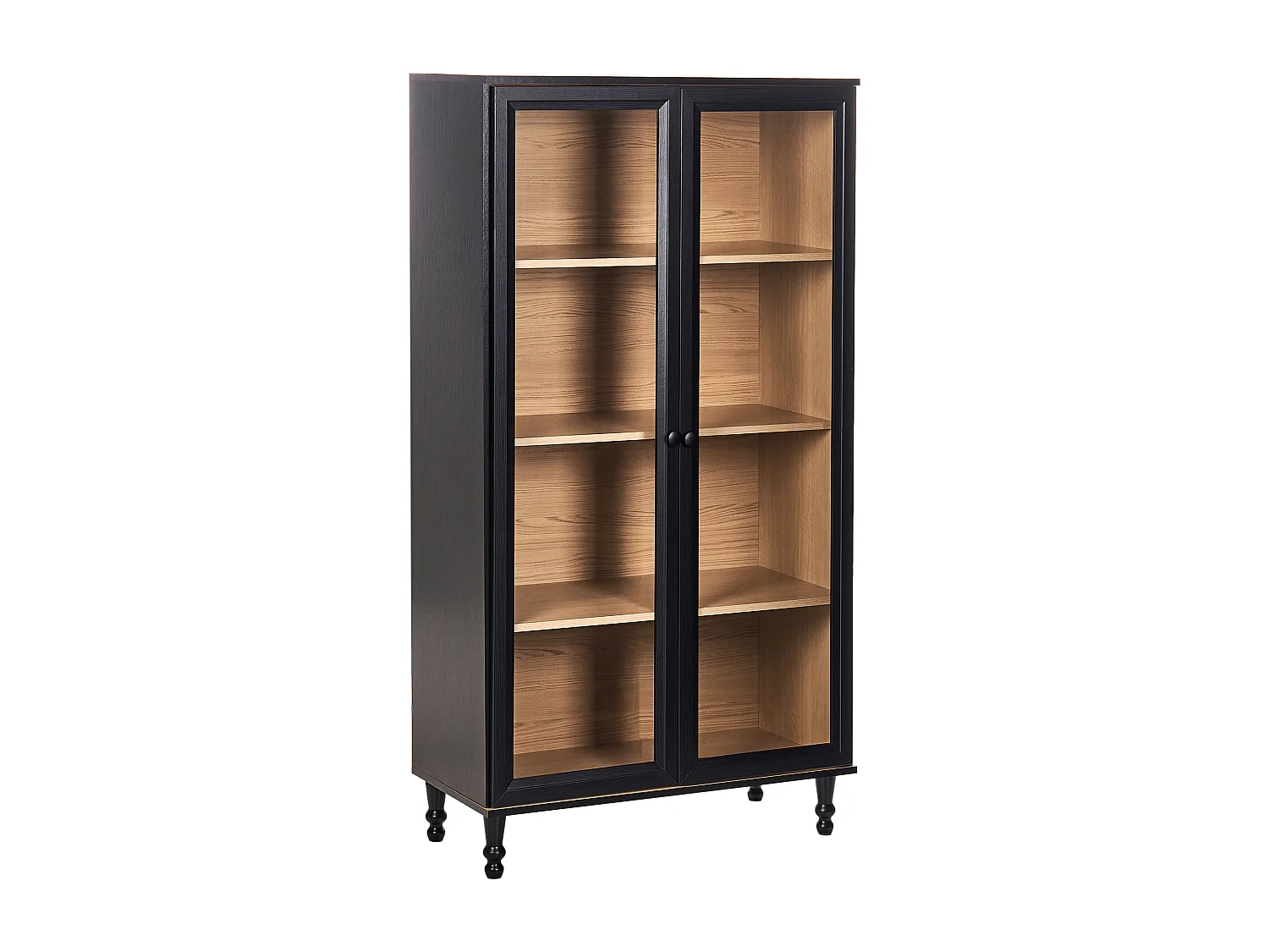 Vitrine TINGLEDALE 80 cm Schwarz