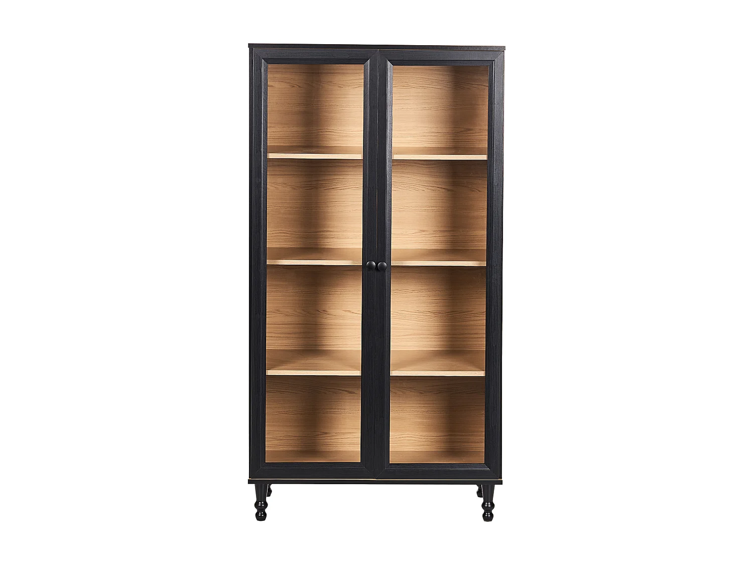 Vitrine TINGLEDALE 80 cm Schwarz