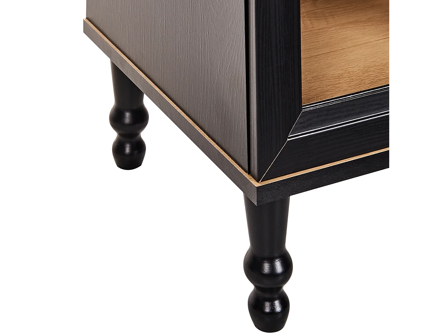 Vitrine TINGLEDALE 80 cm Schwarz