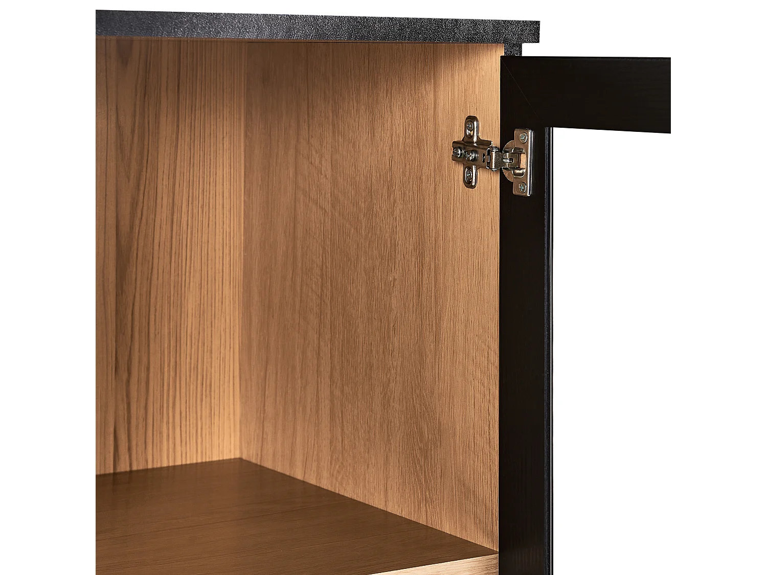 Vitrine TINGLEDALE 80 cm Schwarz