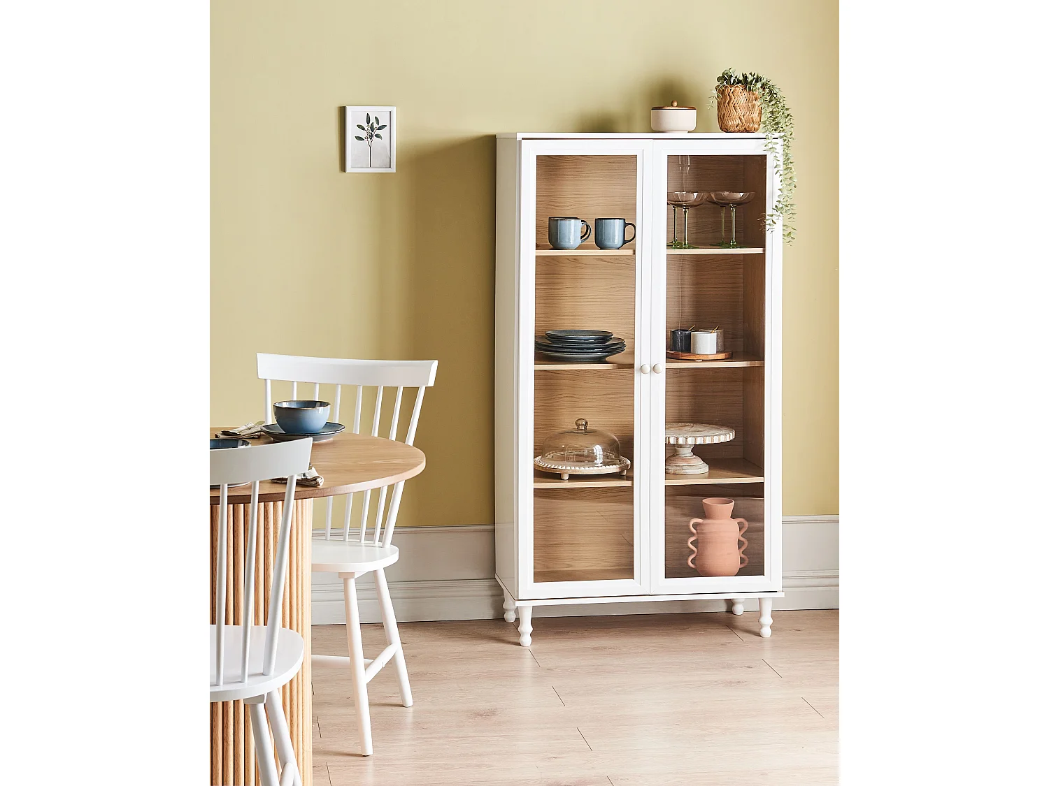 Vetrina TINGLEDALE 80 cm Bianco