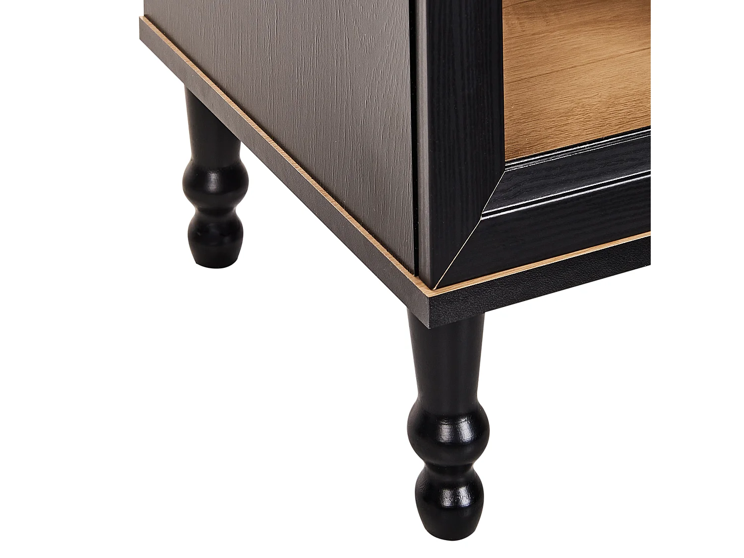 Vitrine en verre TINGLEDALE 40 cm Noir