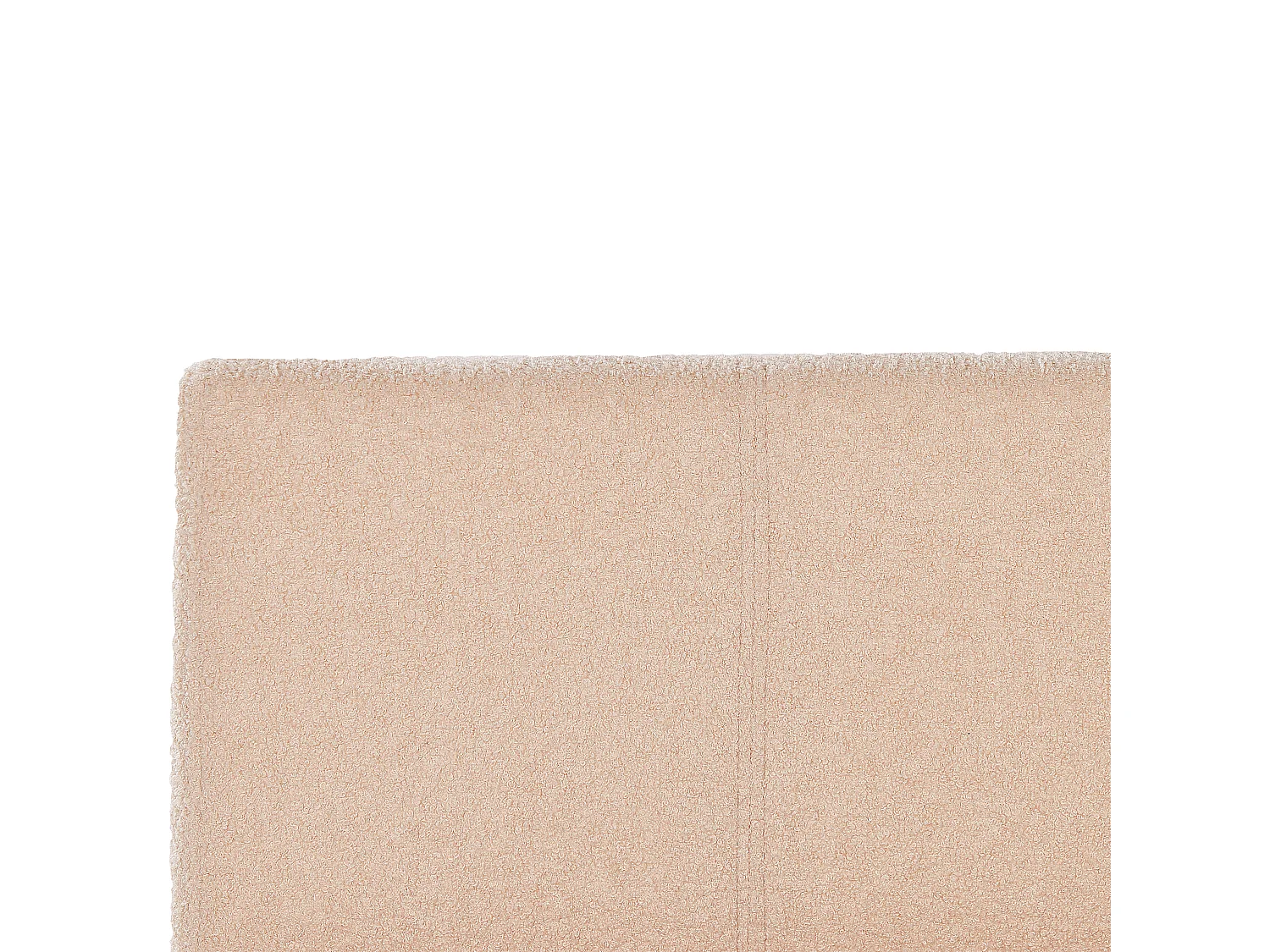 Ausziehbett Bouclé MARMANDE 80 x 200 cm Pfirsichrosa