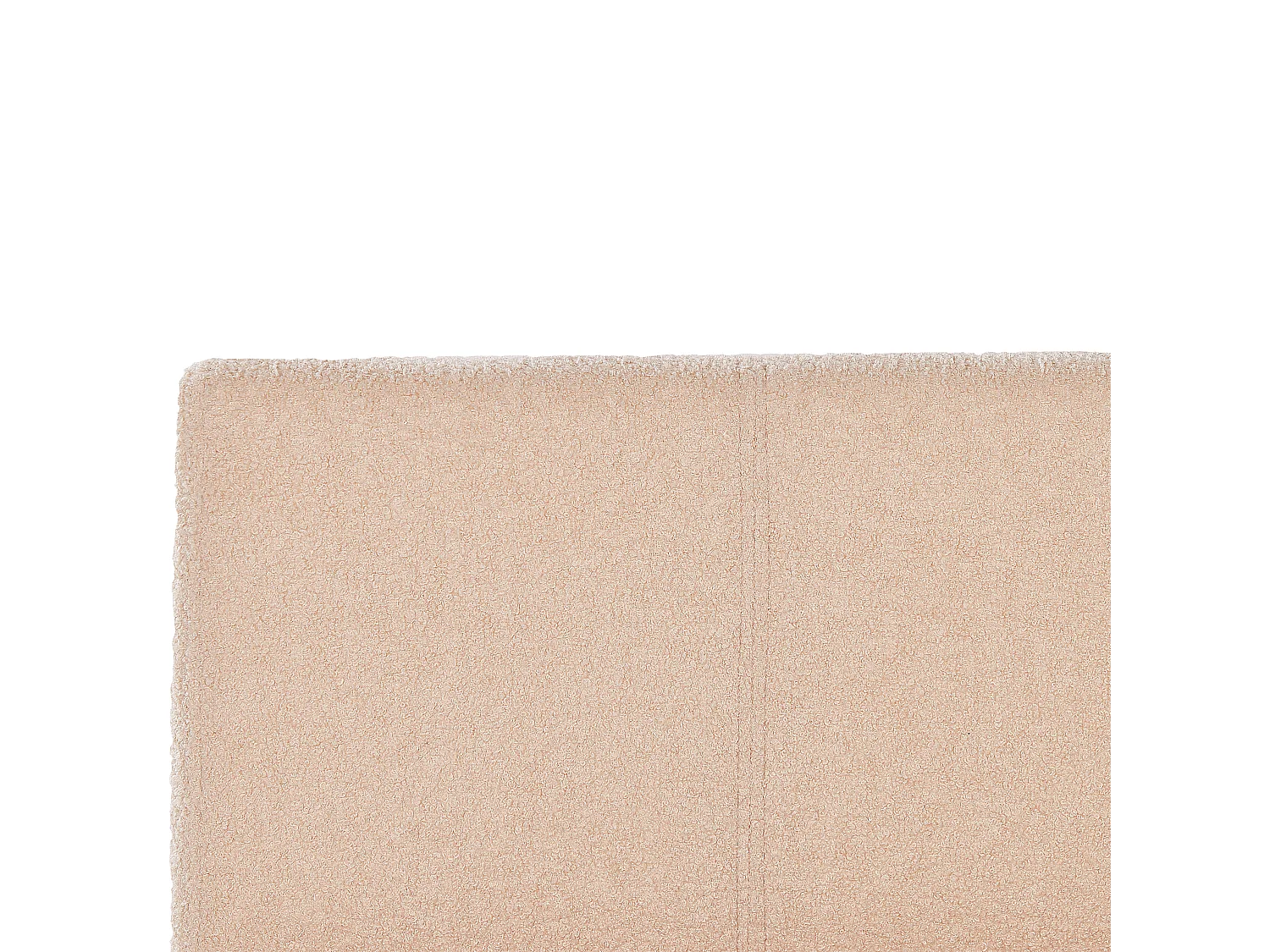 Cama nido Bouclé MARMANDE 80 x 200 cm Rosa melocotón