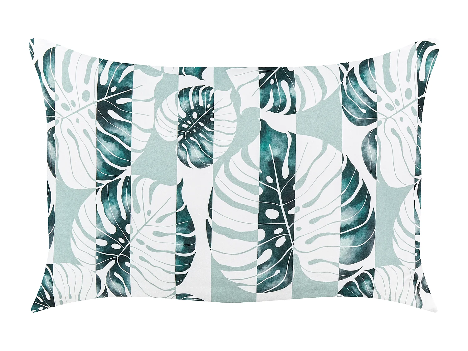 Set di 2 cuscini da esterno TERMINI Trama di piante 40 x 60 cm Verde