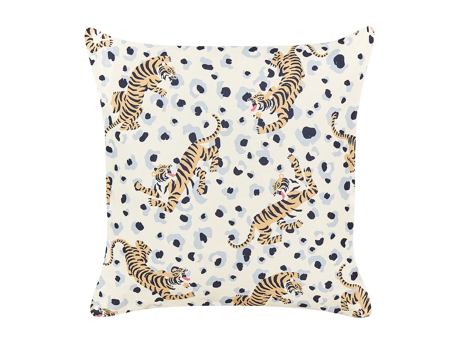 Set di 2 cuscini da esterno ARENZANO 45 x 45 cm Beige Trama animale