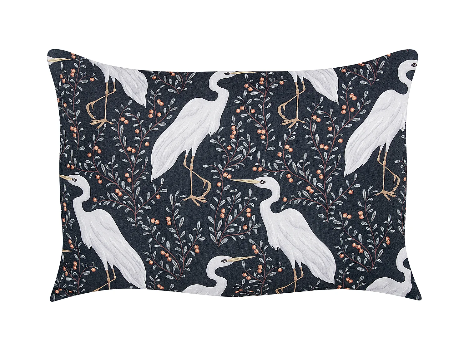 Set di 2 cuscini da esterno PIANAZZO Trama animale 40 x 60 cm Nero