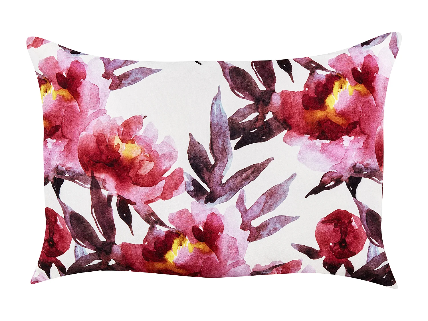 Conjunto de 2 cojines de exterior LANROSSO Patrón floral 40 x 60 cm Rosa