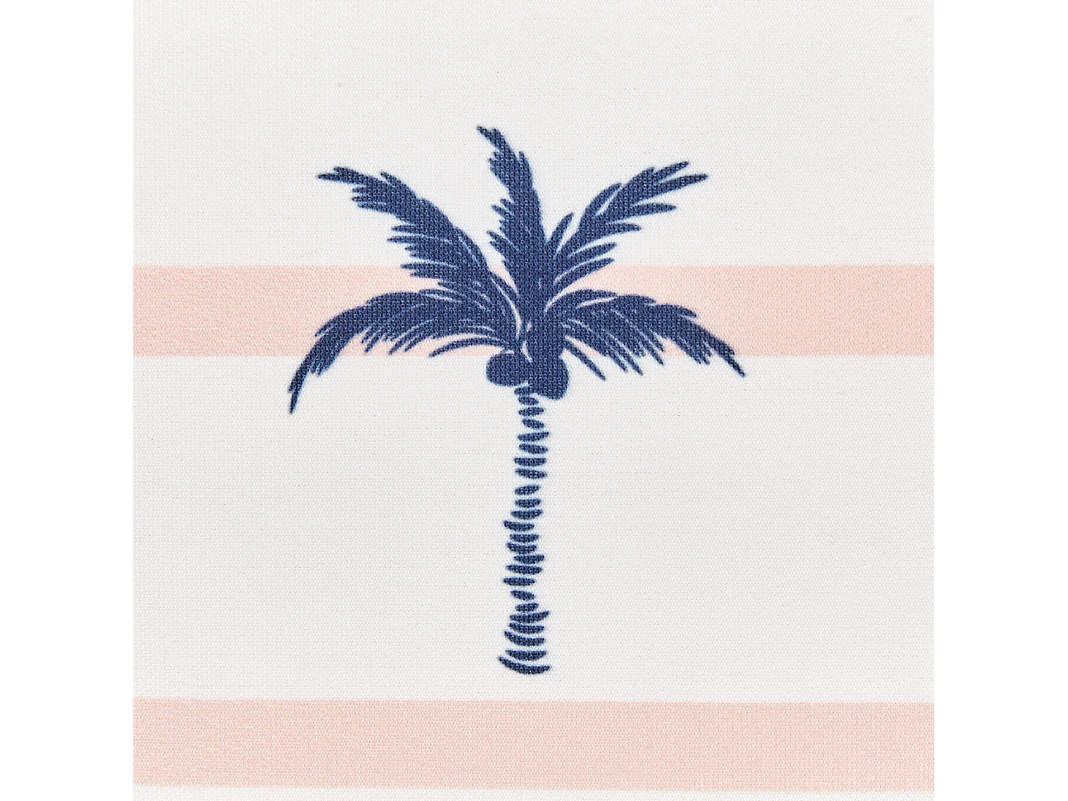 Gartenkissen 2er Set MOLTEDO Streifenmuster 40 x 60 cm Weiss