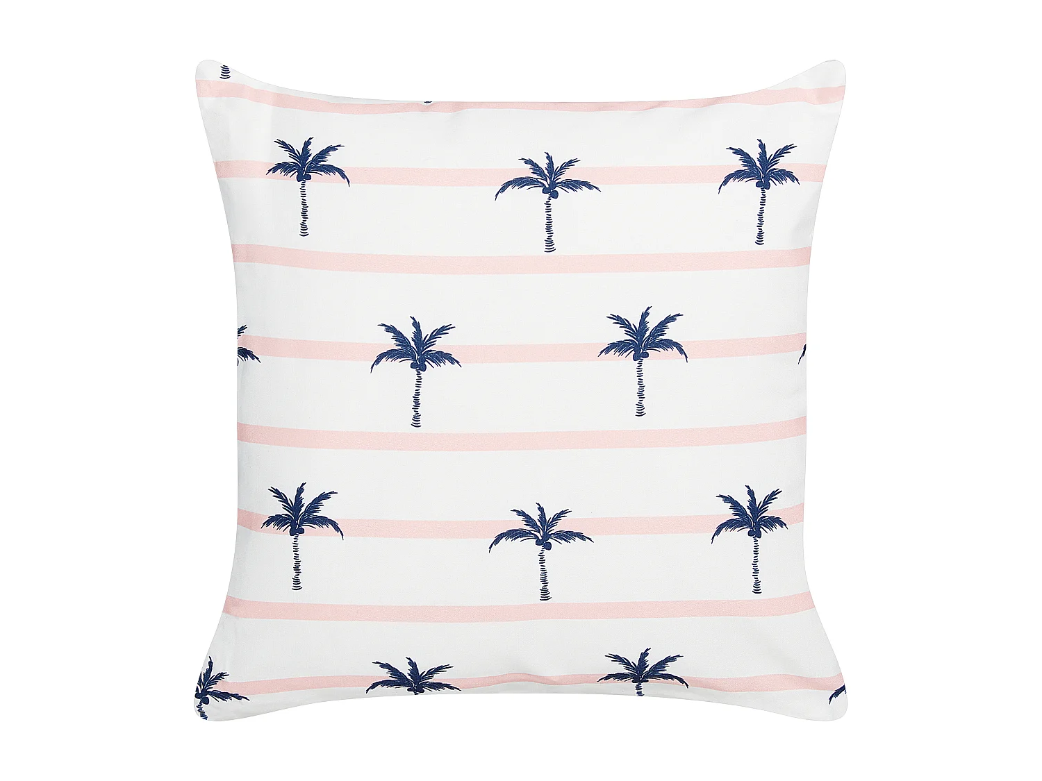 Set di 2 cuscini da esterno MOLTEDO A strisce 45 x 45 cm Bianco