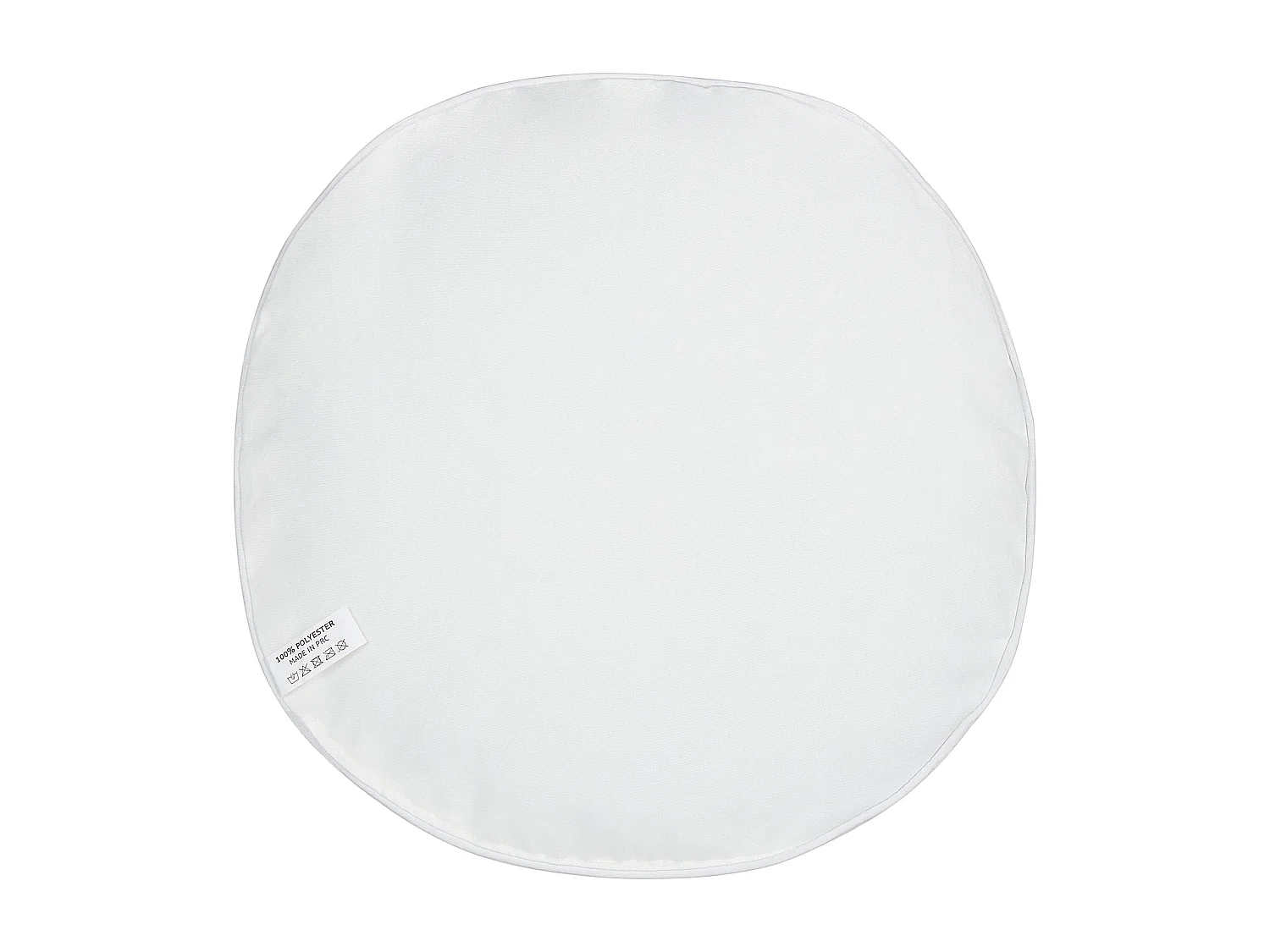 Zestaw 2 poduszek ogrodowych MOLTEDO W paski 40 x 40 cm Biały