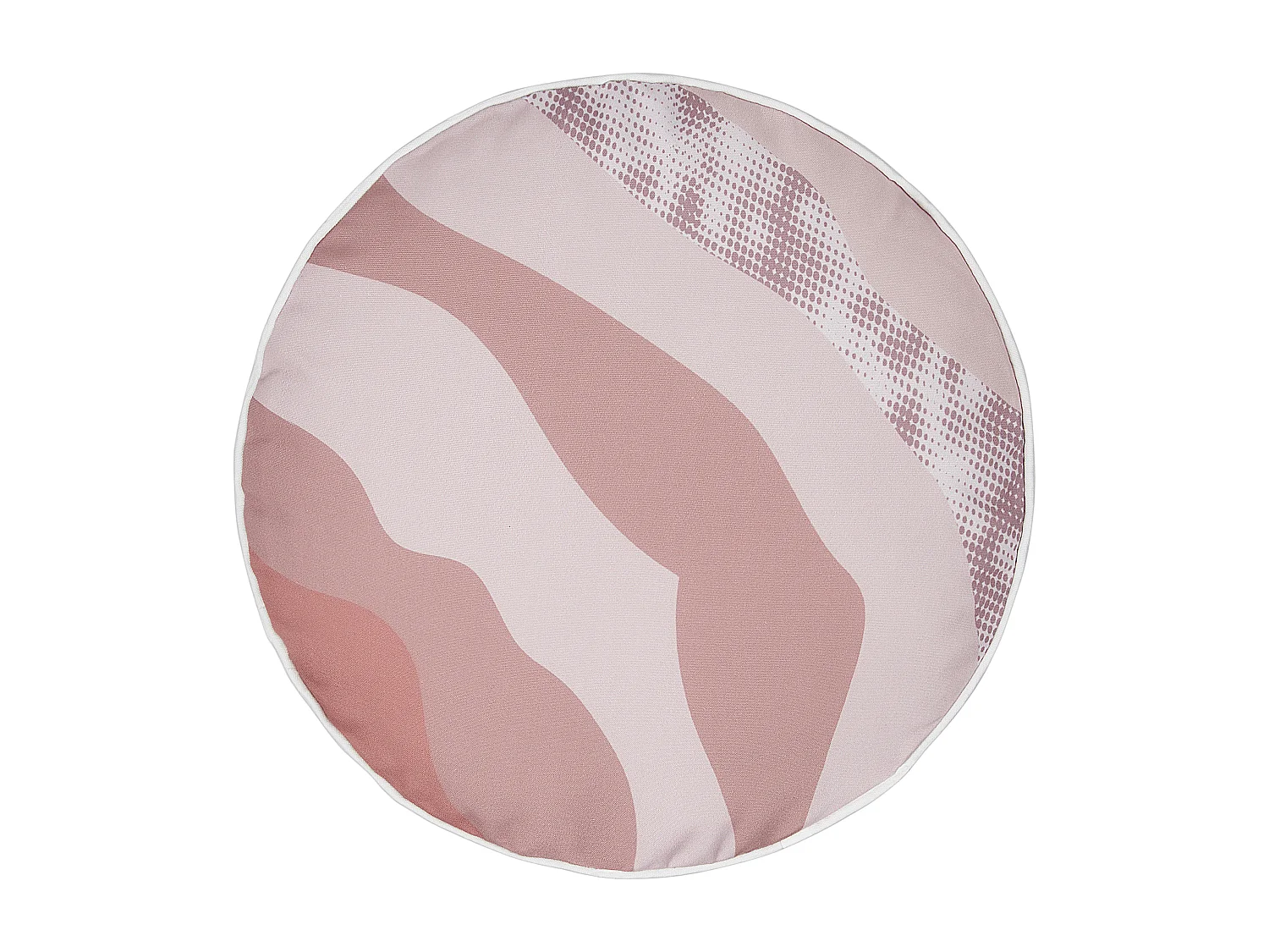 Set di 2 cuscini da esterno CAMPEI Trama astratta 40 x 40 cm Rosa