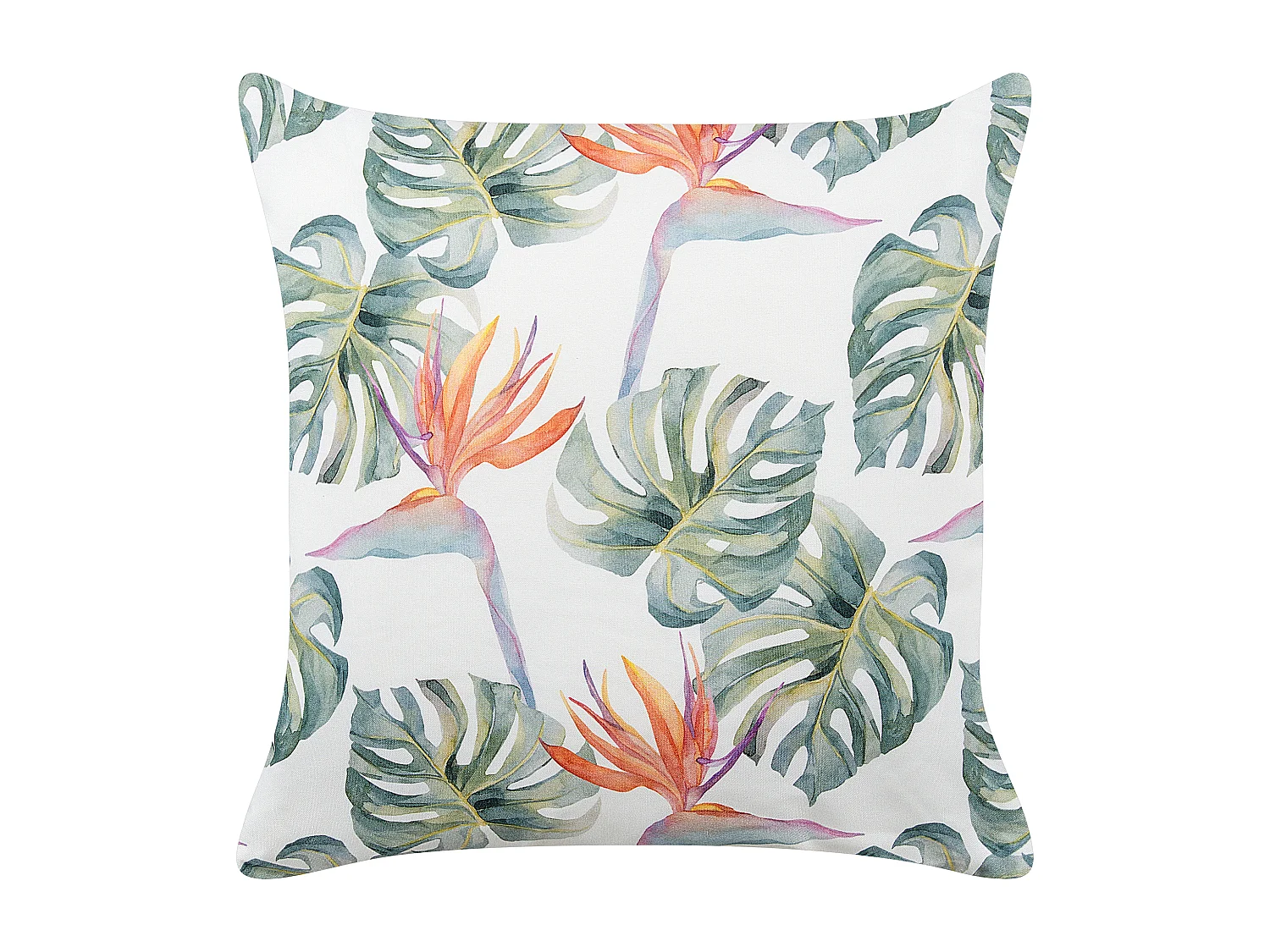 Zestaw 2 poduszek ogrodowych TORRAZZO Wzór roślinny 45 x 45 cm Kolorowy