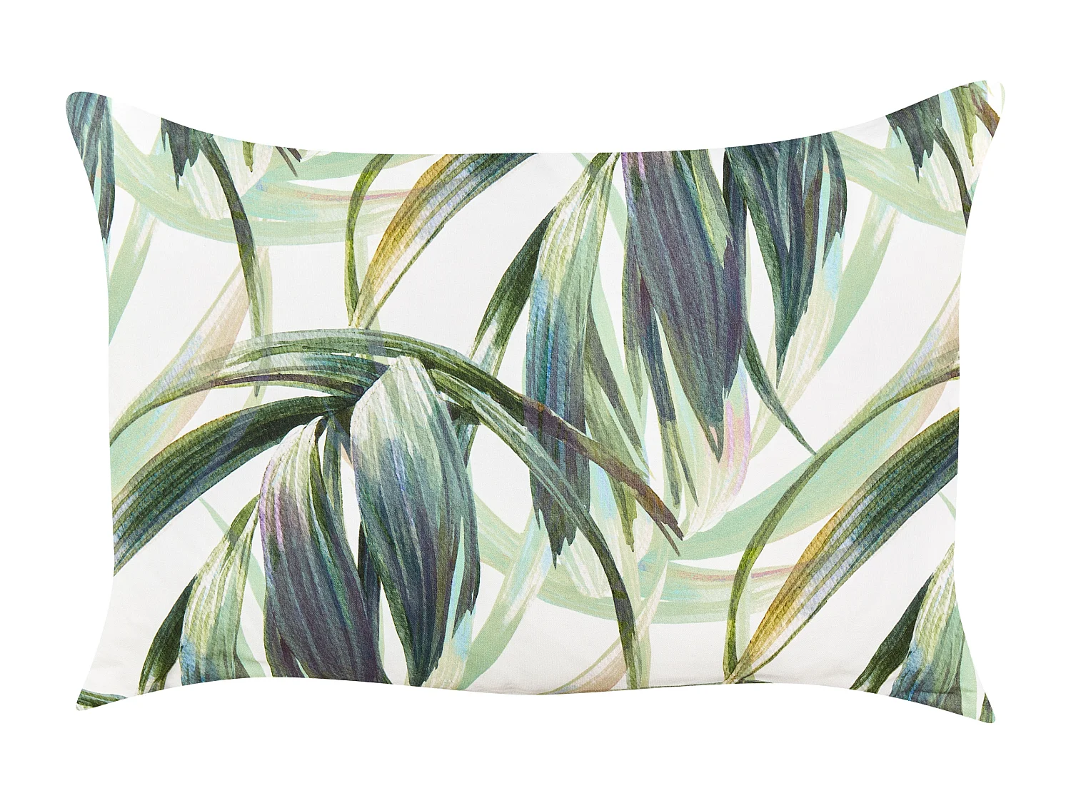 Lot de 2 coussins d'extérieur CALDERINA Motif de plante 40 x 60 cm Vert