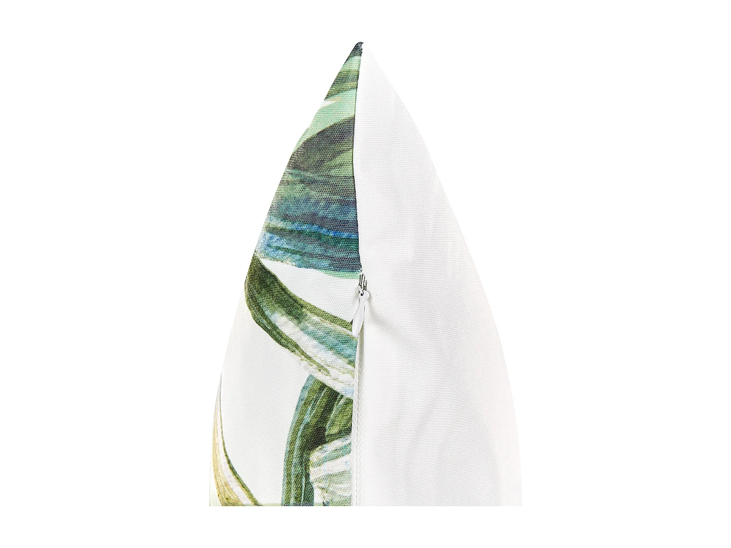 Lot de 2 coussins d'extérieur CALDERINA Motif de plante 40 x 60 cm Vert