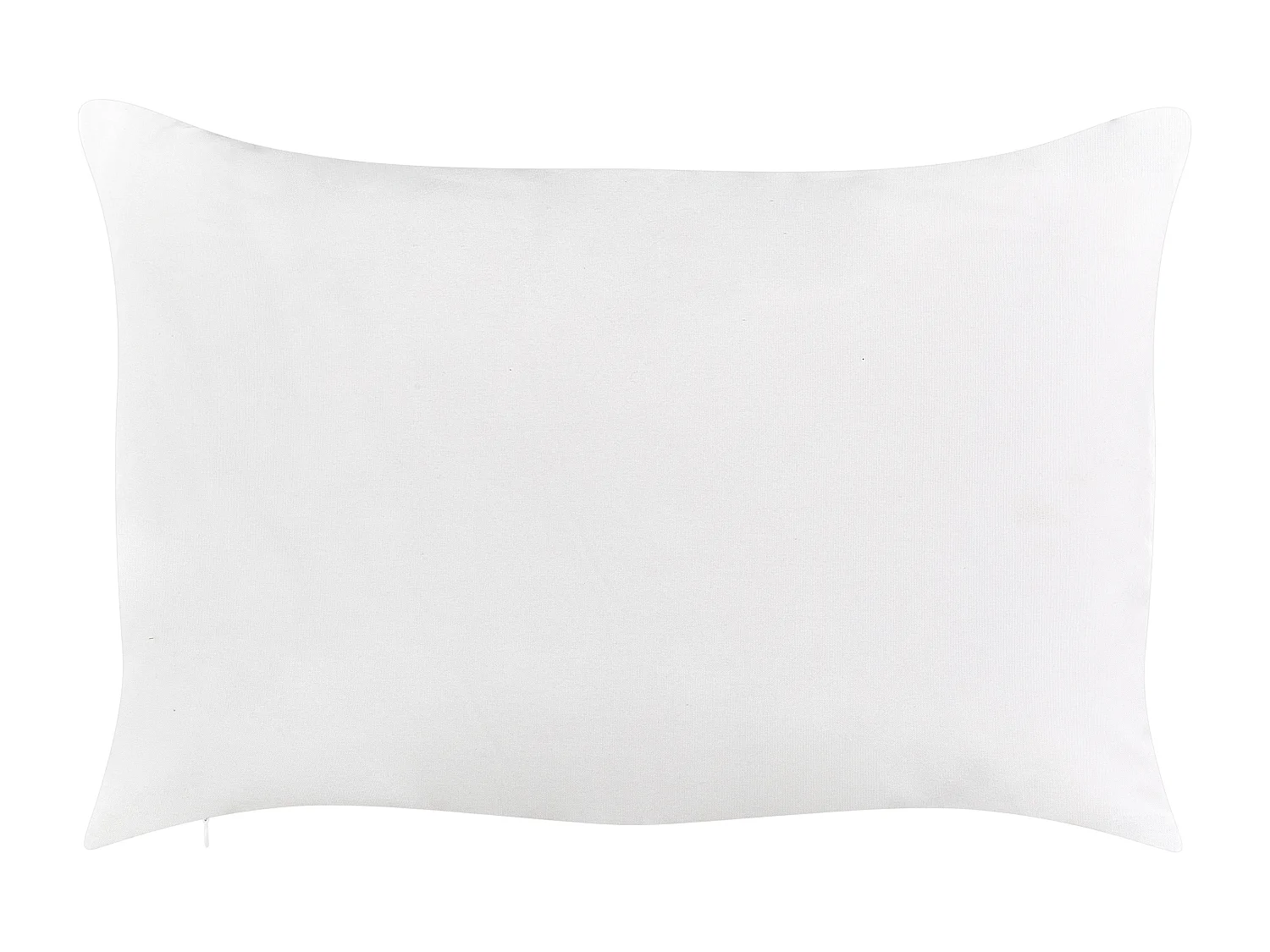 Gartenkissen grau / weiß 40 x 60 cm 2er Set Blumenmotiv Blumenmuster Valsorda