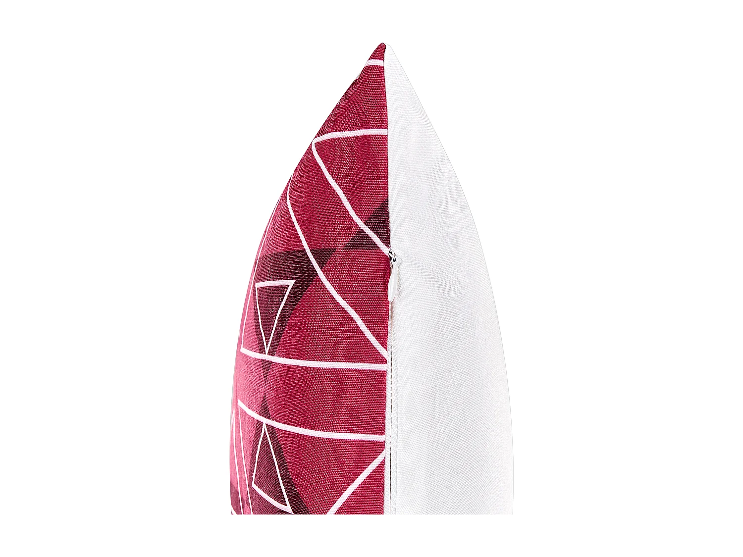 Set di 2 cuscini da esterno MEZZANO Trama geometrica 40 x 60 cm Fucsia