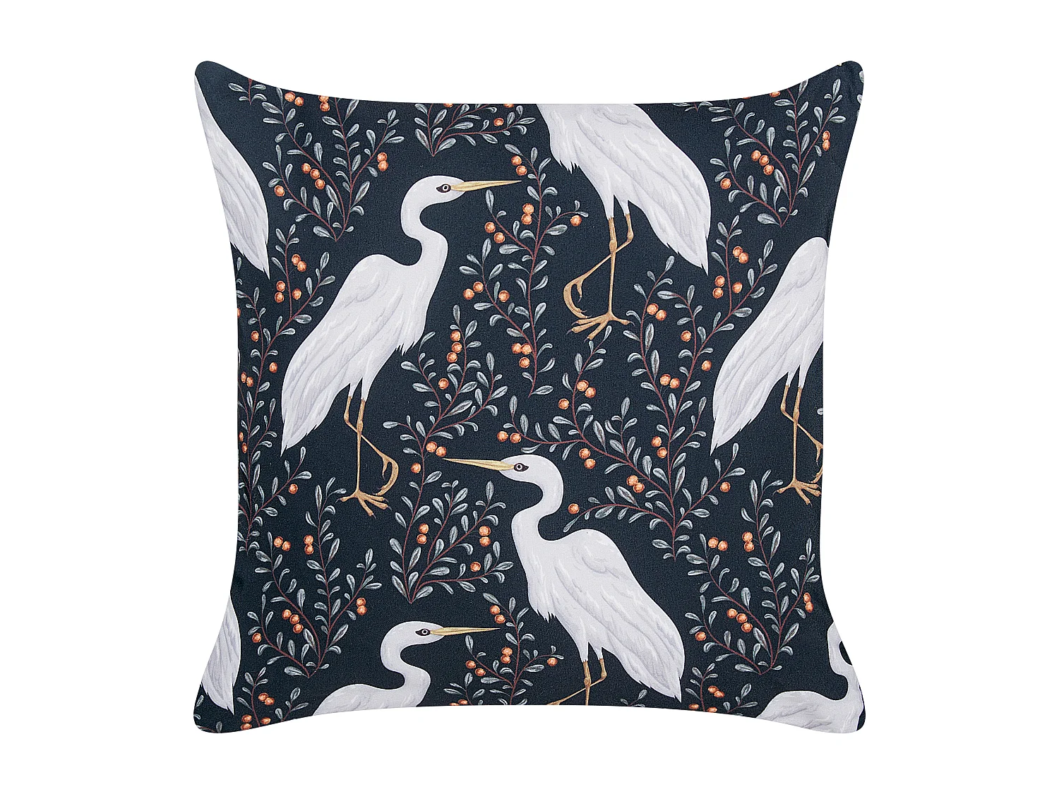 Set di 2 cuscini da esterno PIANAZZO Trama animale 45 x 45 cm Nero