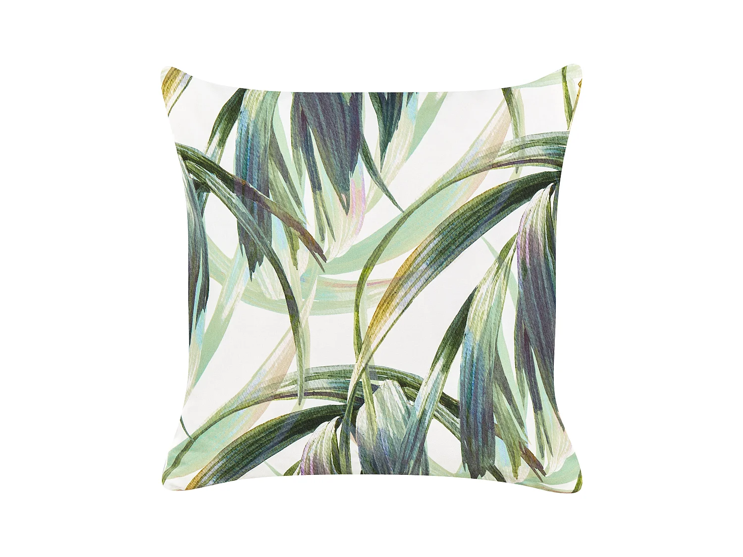 Set van 2 tuinkussens CALDERINA Bladpatroon 45 x 45 cm Groen