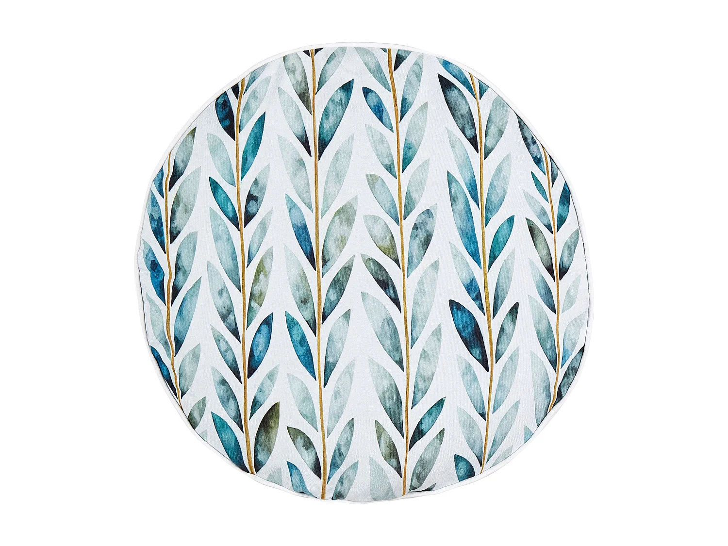 Set di 2 cuscini da esterno LOANO Trama di piante 40 x 40 cm Verde