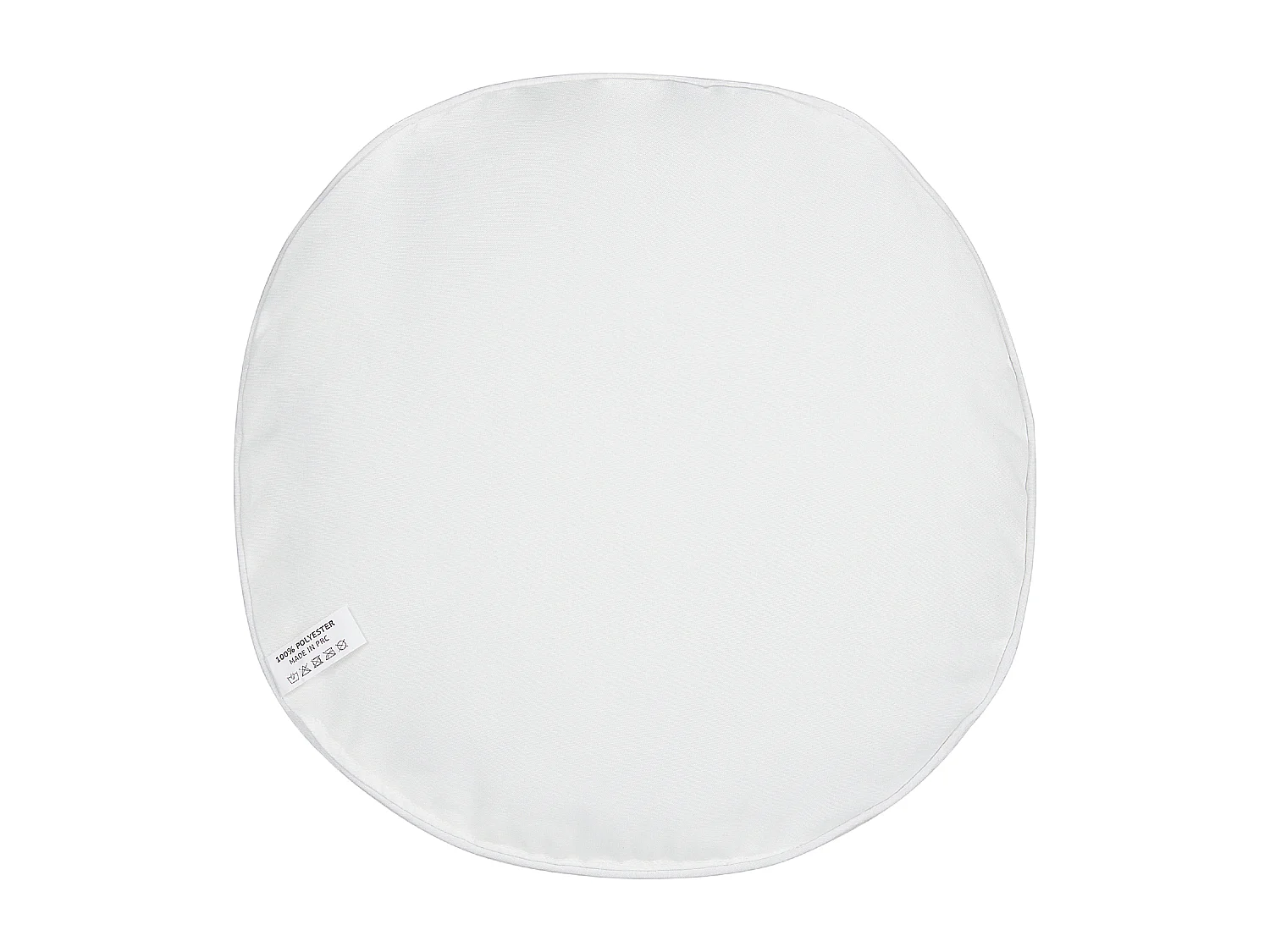 Gartenkissen Set mit 2 Kissen ⌀ 40 cm Rund Polyester Blumenmuster Rechteckig Mehrfarbig Monesi