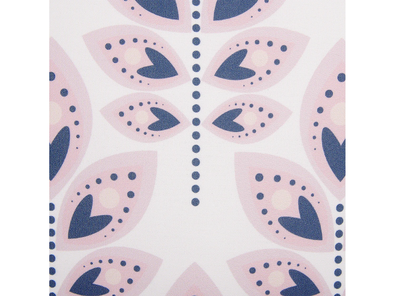 Set di 2 cuscini da esterno TORRETTA Trama di piante 45 x 45 cm Crema