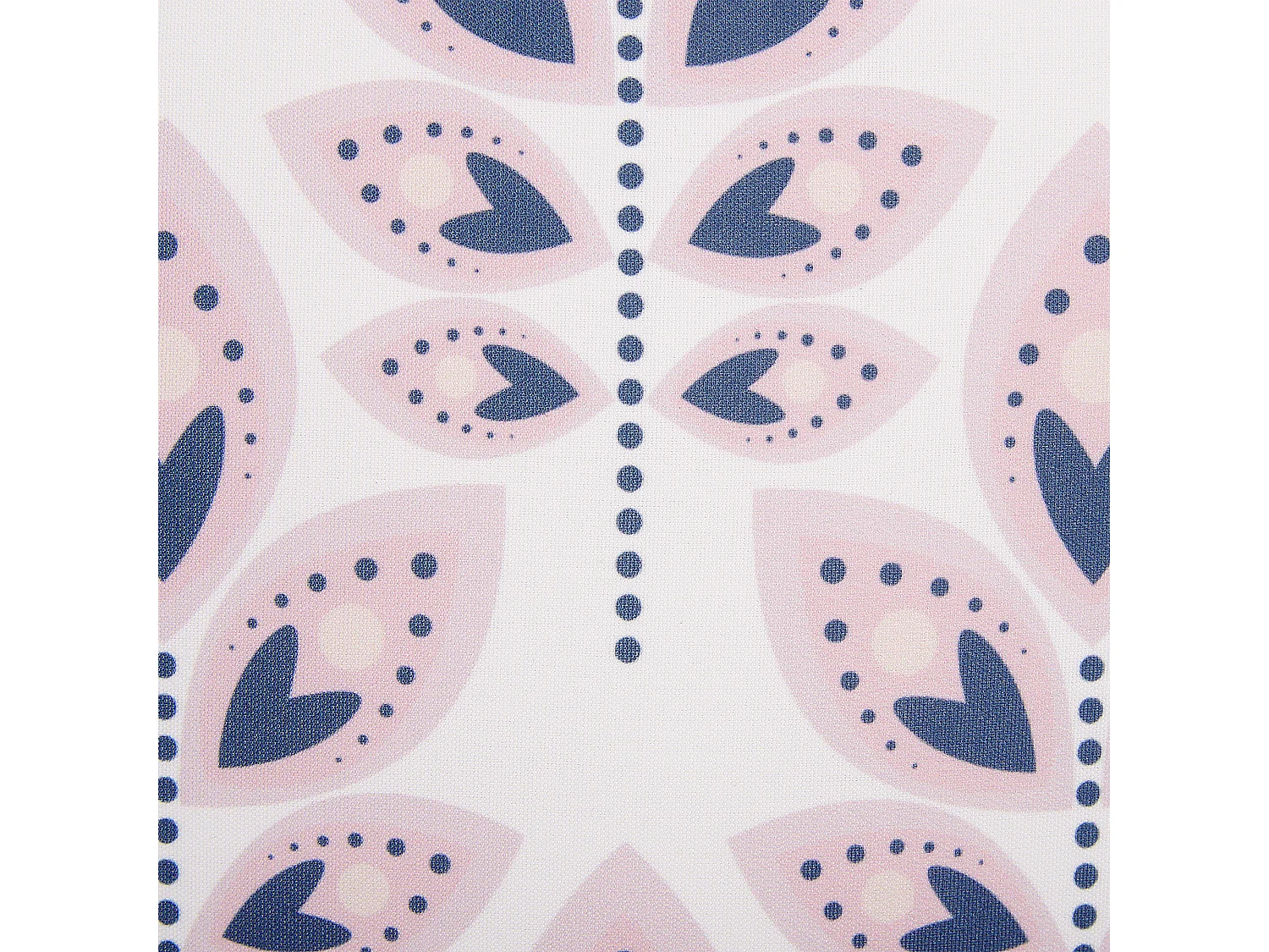 Set van 2 tuinkussens TORRETTA Bladpatroon 45 x 45 cm Gebroken wit