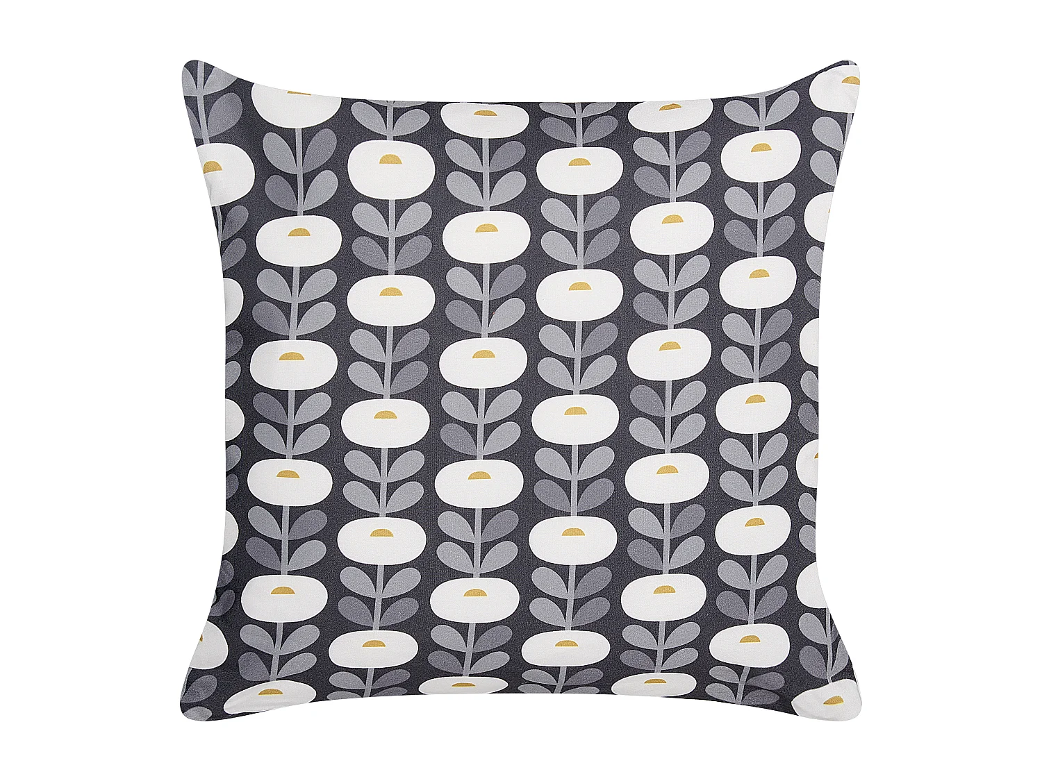 Lot de 2 coussins d'extérieur VALSORDA Motif géométrique 45 x 45 cm Gris