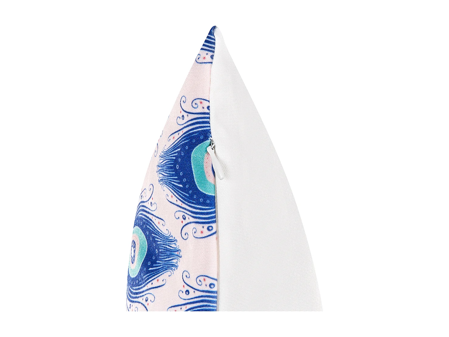 Set di 2 cuscini da esterno CERIANA Trama animale 45 x 45 cm Blu