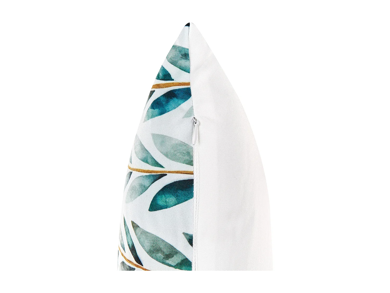 Gartenkissen 2er Set LOANO Pflanzenmuster 40 x 60 cm Grün