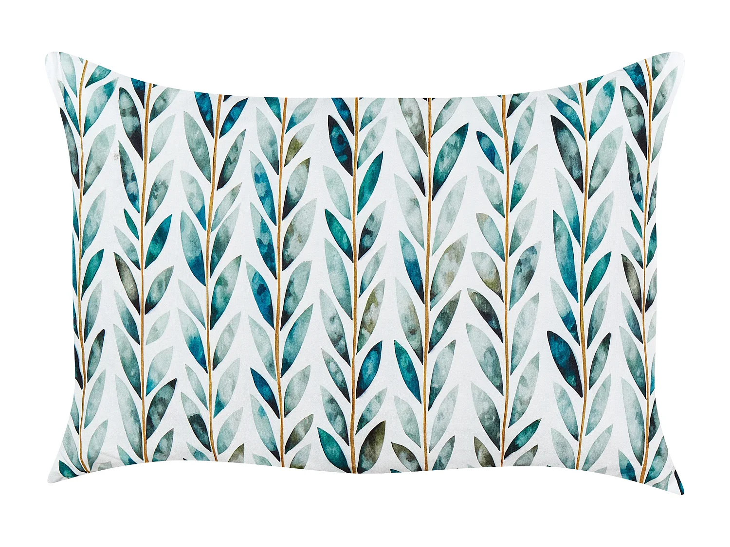 Conjunto de 2 almofadas de jardim LOANO Padrão de plantas 40 x 60 cm Verde