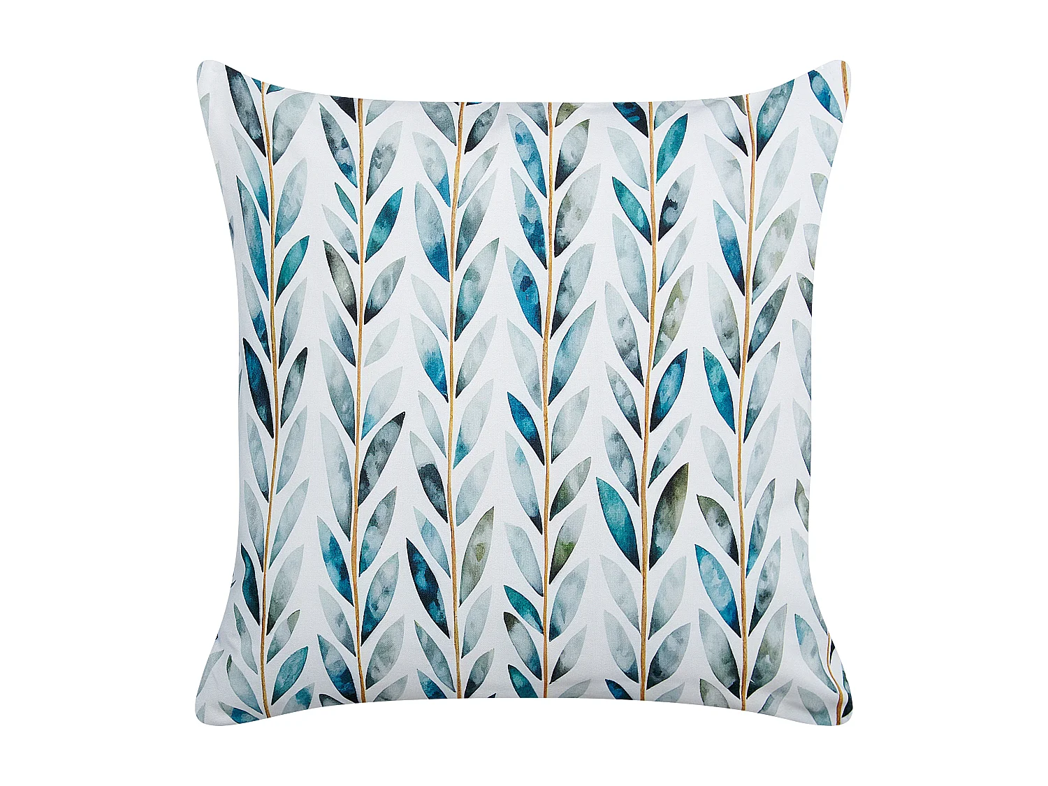 Zestaw 2 poduszek ogrodowych LOANO Wzór roślinny 45 x 45 cm Zielony