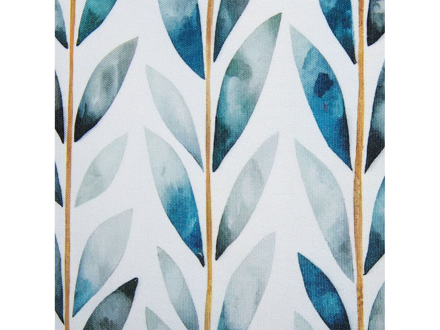 Conjunto de 2 cojines de exterior LOANO Patrón de plantas 45 x 45 cm Verde