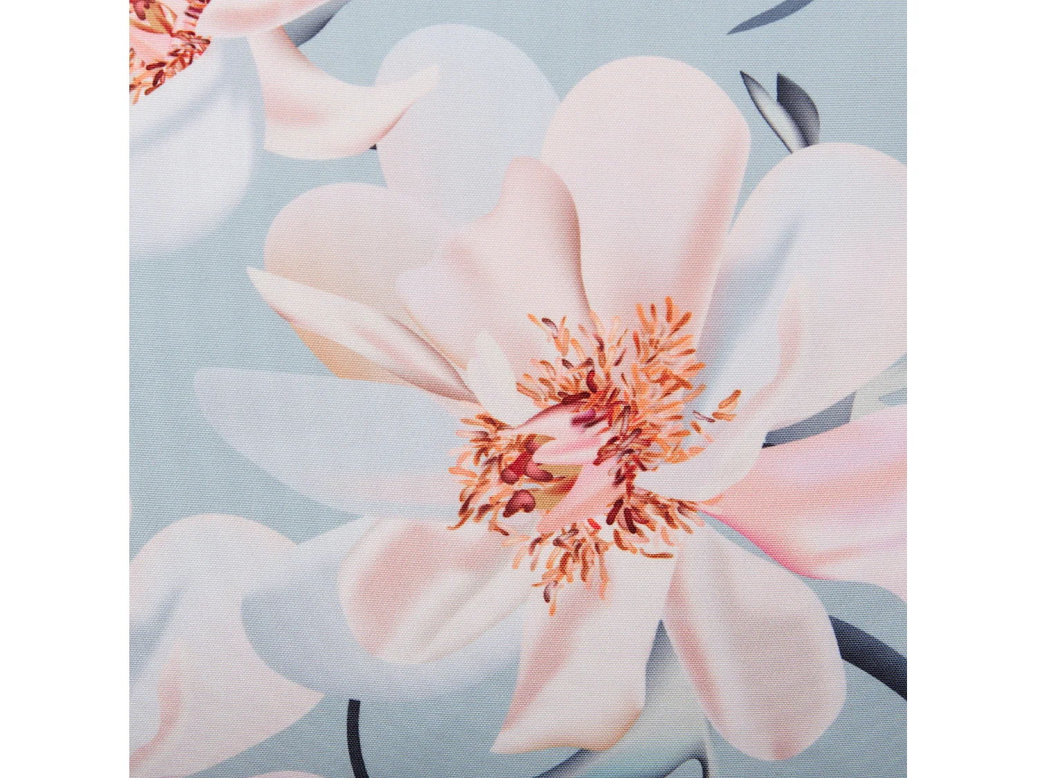 Lot de 2 coussins d'extérieur APRICALE Motif floral 45 x 45 cm Bleu