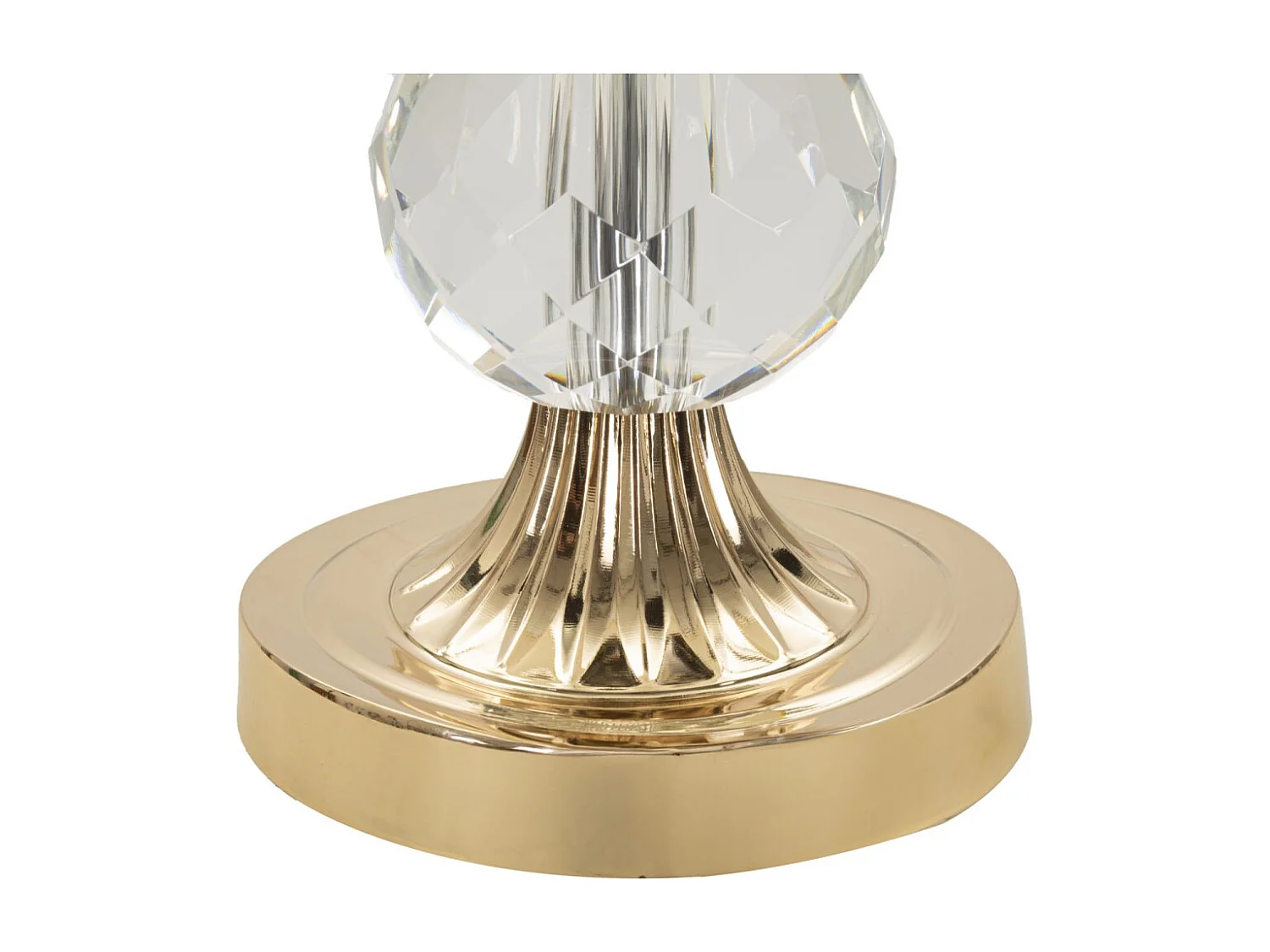 Lampe à Poser Design en Verre "Bravatislava" 59cm Or