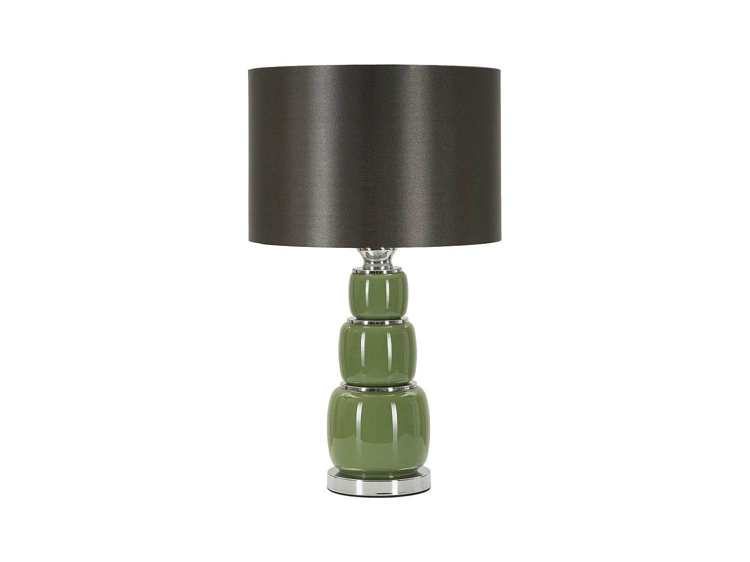 Lampe à Poser en Verre "Eva Three" 57cm Vert & Noir
