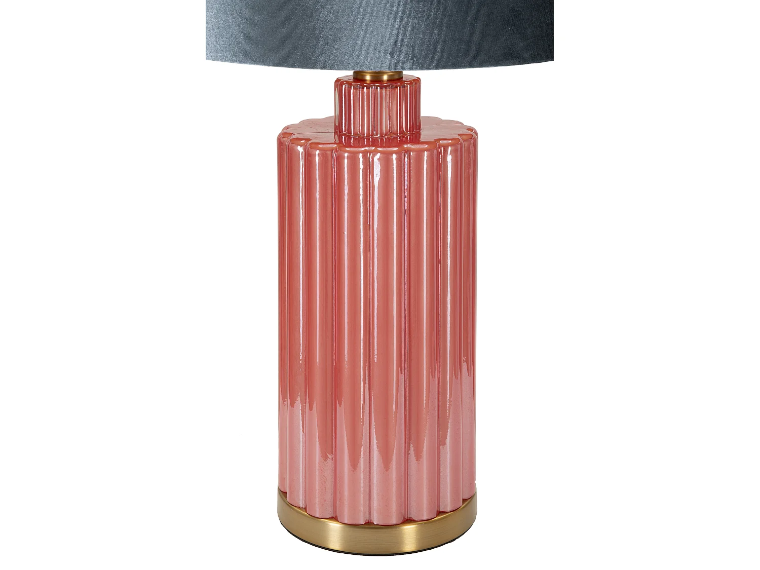 Lampe à Poser en Verre "Helene Tower" 70cm Rouge & Bleu