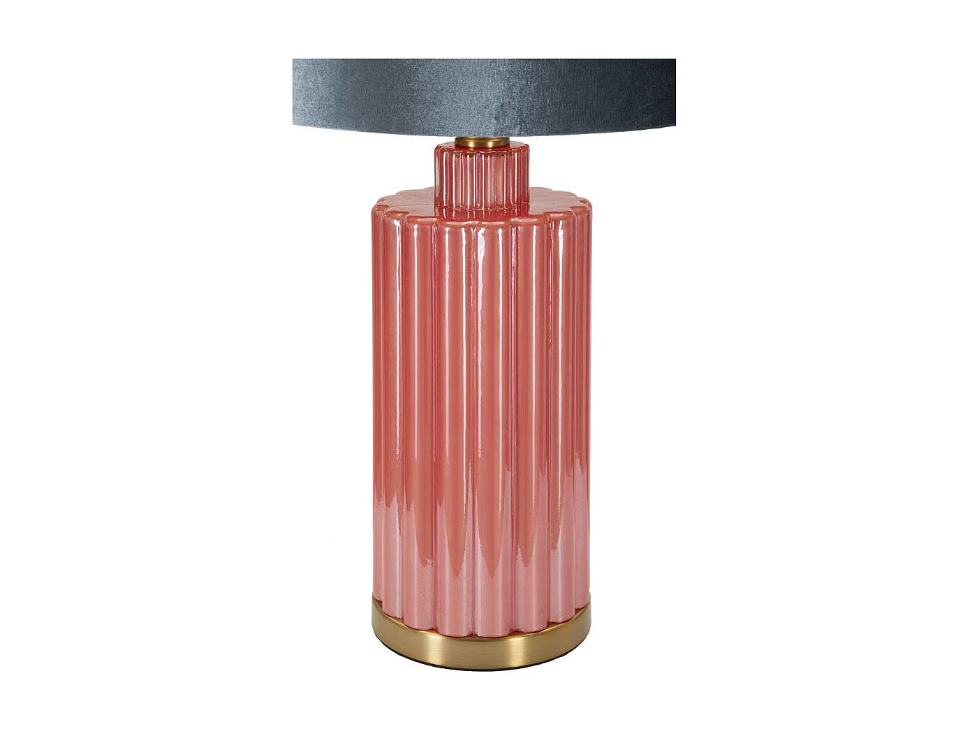 Lampe à Poser en Verre "Helene Tower" 70cm Rouge & Bleu