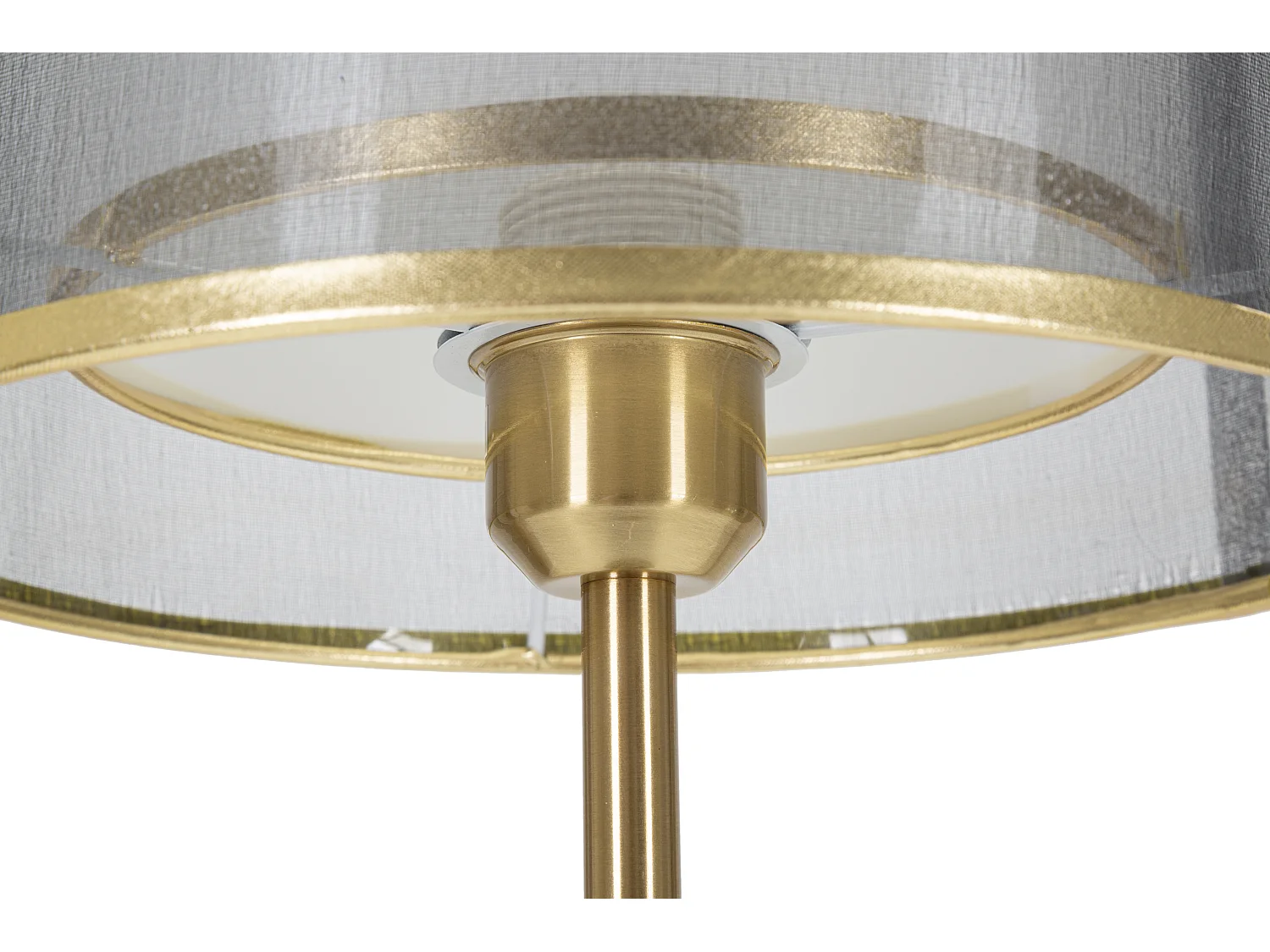 Lampe à Poser en Métal "Levels" 48cm Noir & Or