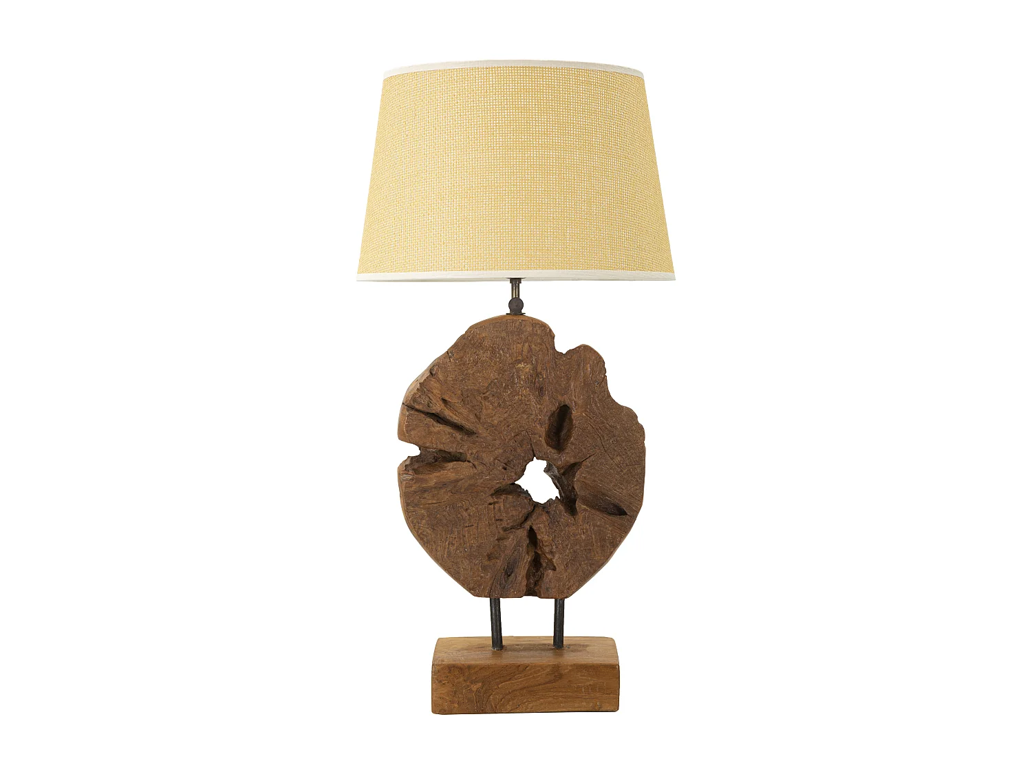 Lampe à Poser en Teck "Kepala" 69cm Marron