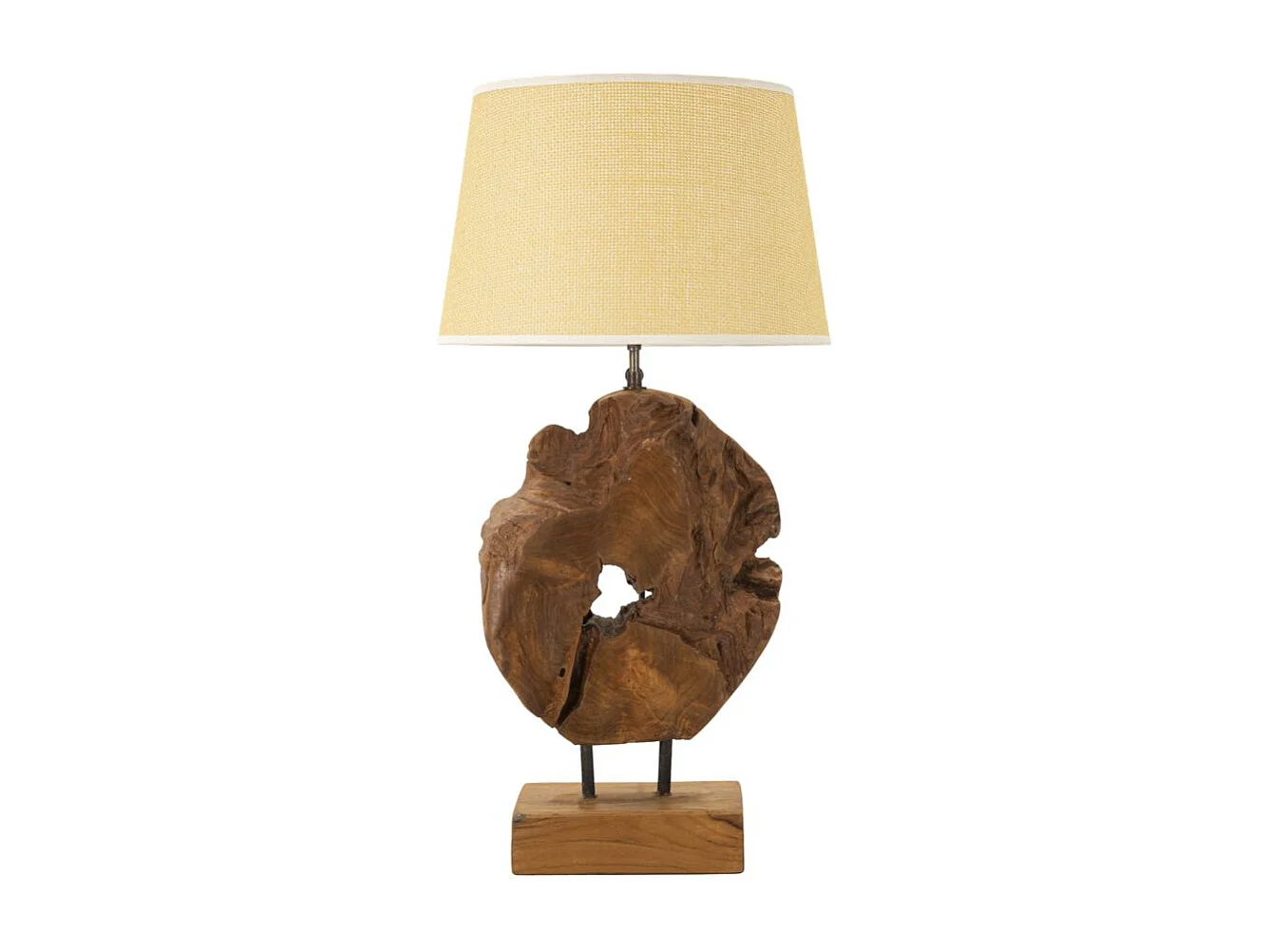 Lampe à Poser en Teck "Kepala" 69cm Marron
