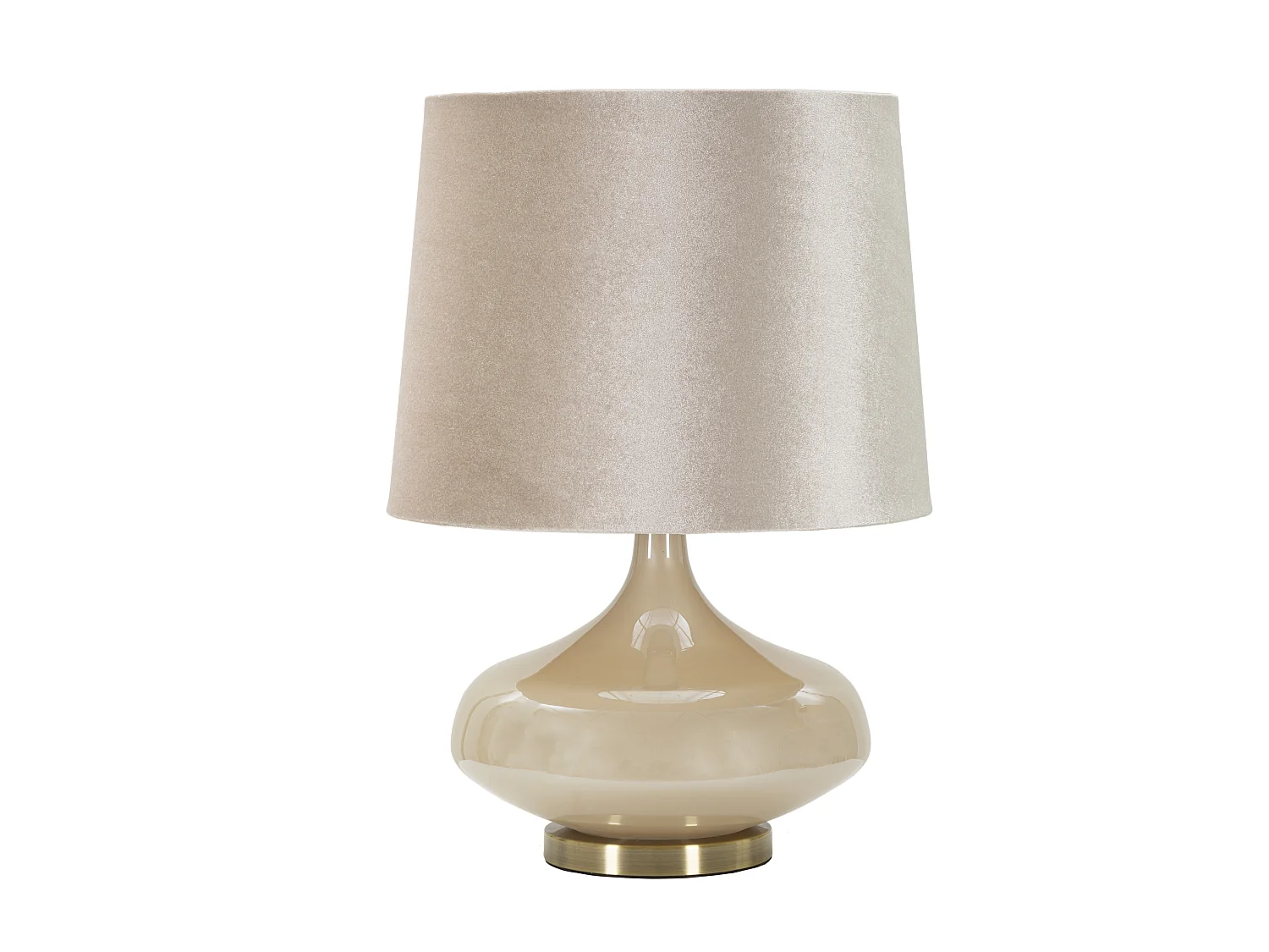 Lampe à Poser Design en Verre "Perly" 50cm Pearl