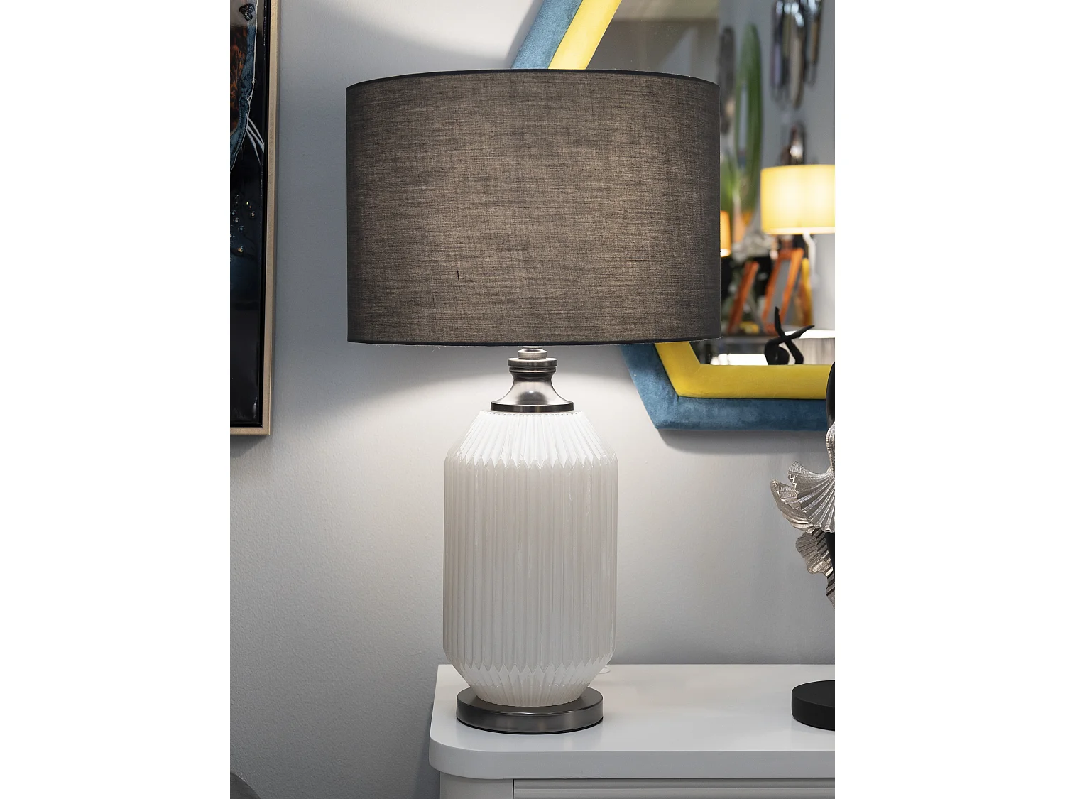 Lampada da tavolo in vetro cm Ø 37,5x65