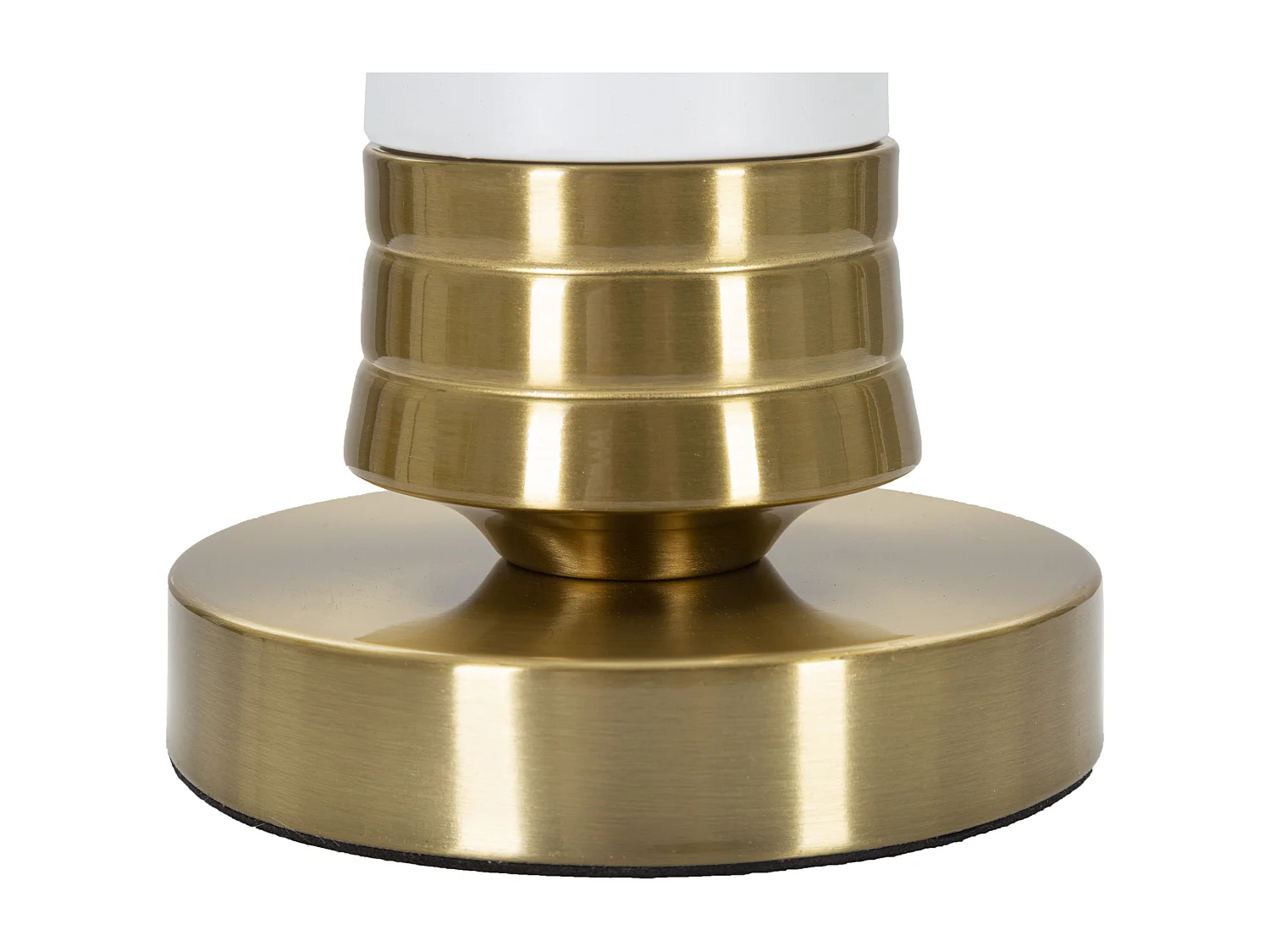 Lampe à Poser en Métal "Whity" 52cm Blanc & Or