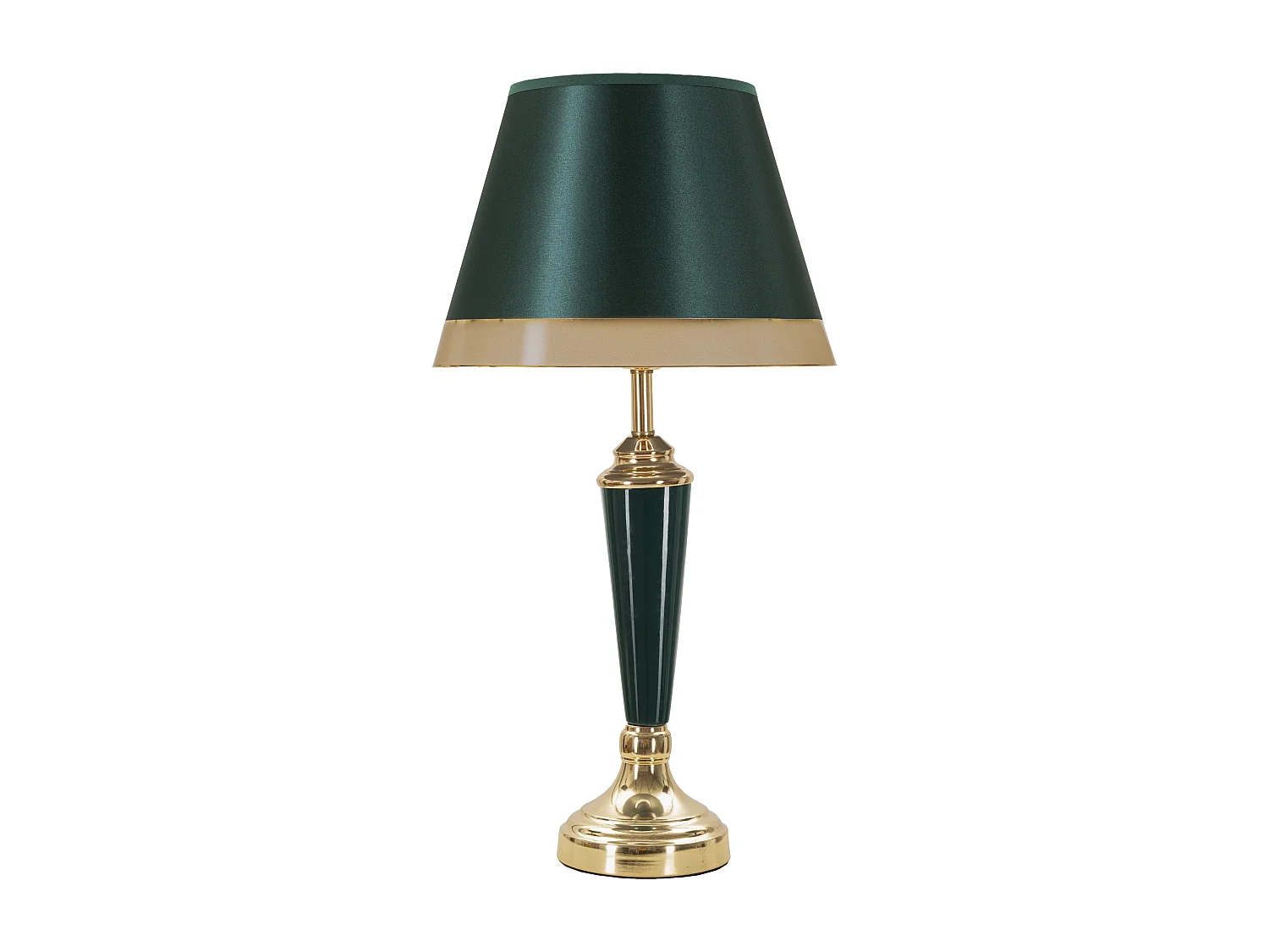Lampada da tavolo in metallo verde cm  Ø 30x58
