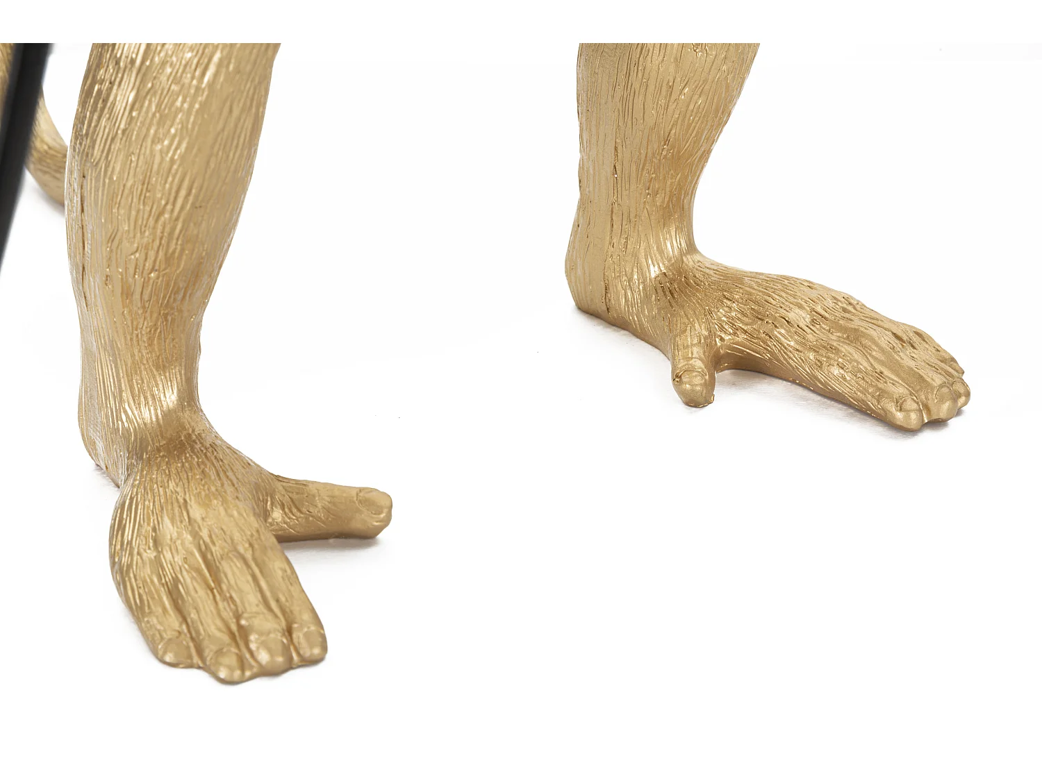 Lampe à Poser en Résine "Singe" 55cm Or