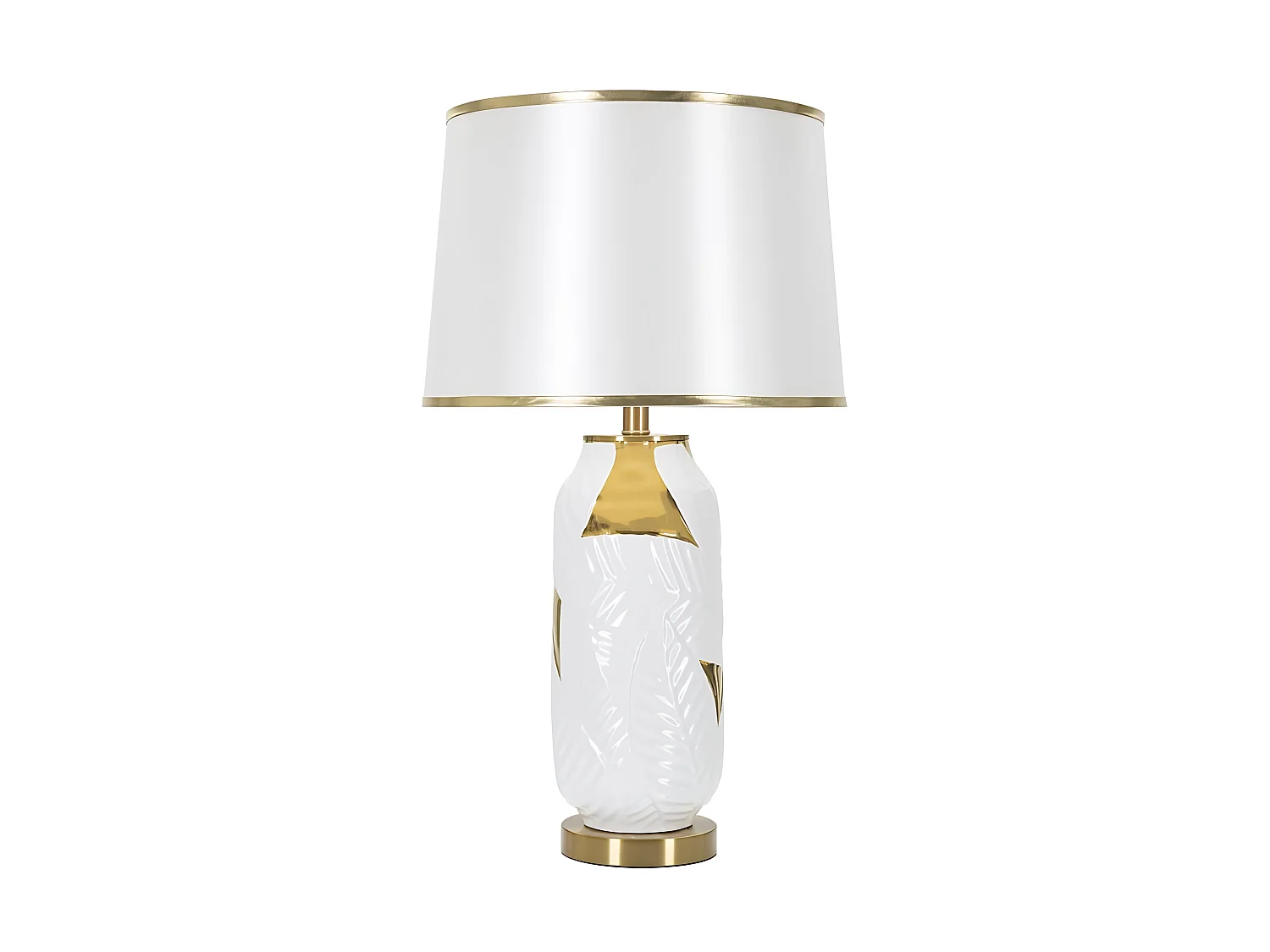 Lampe à Poser en Céramique "Camille" 70cm Blanc